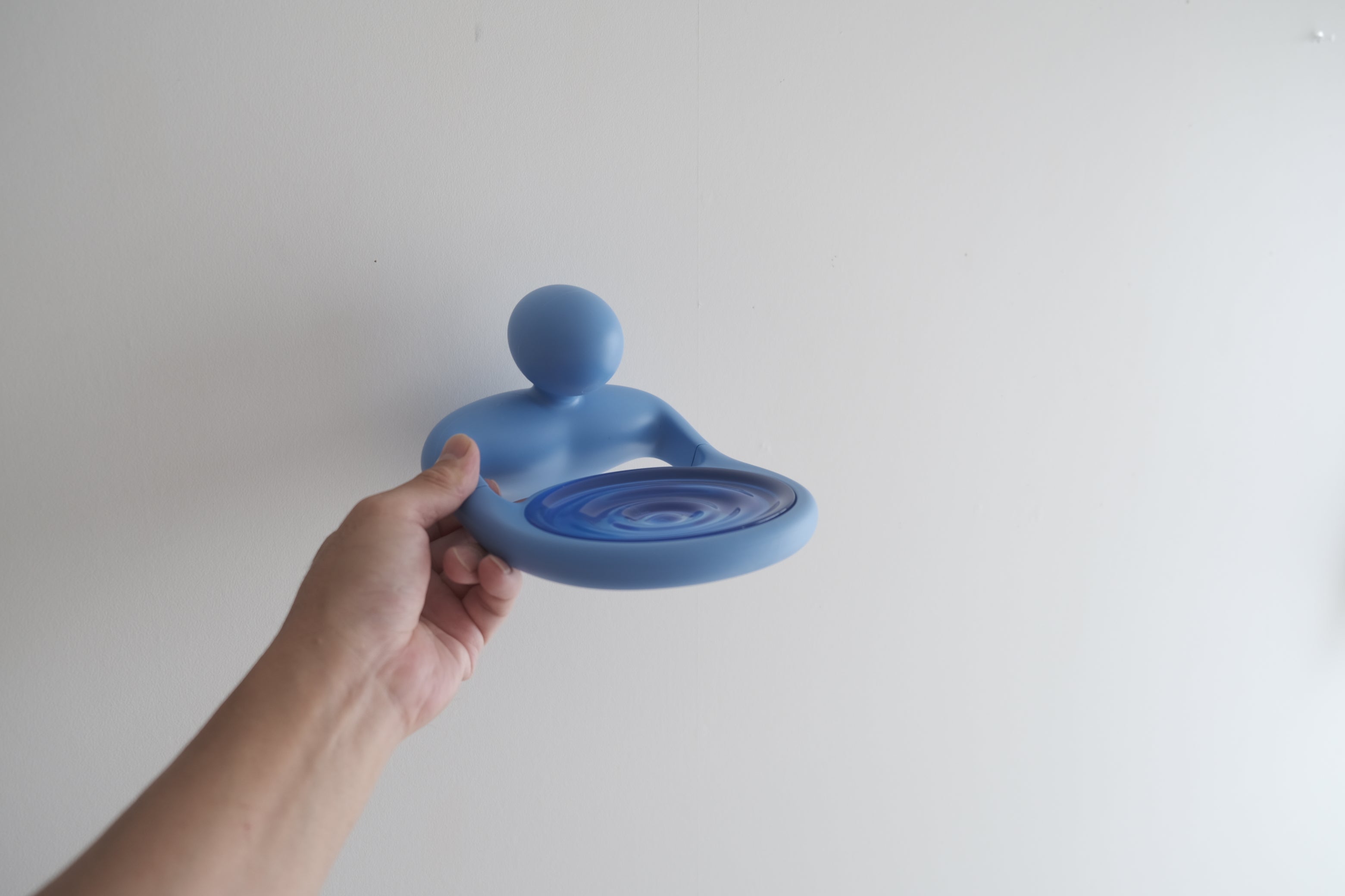 【未使用品】Alessi「Antonio S」ウォールソープホルダー/ブルー|GV15 AZ