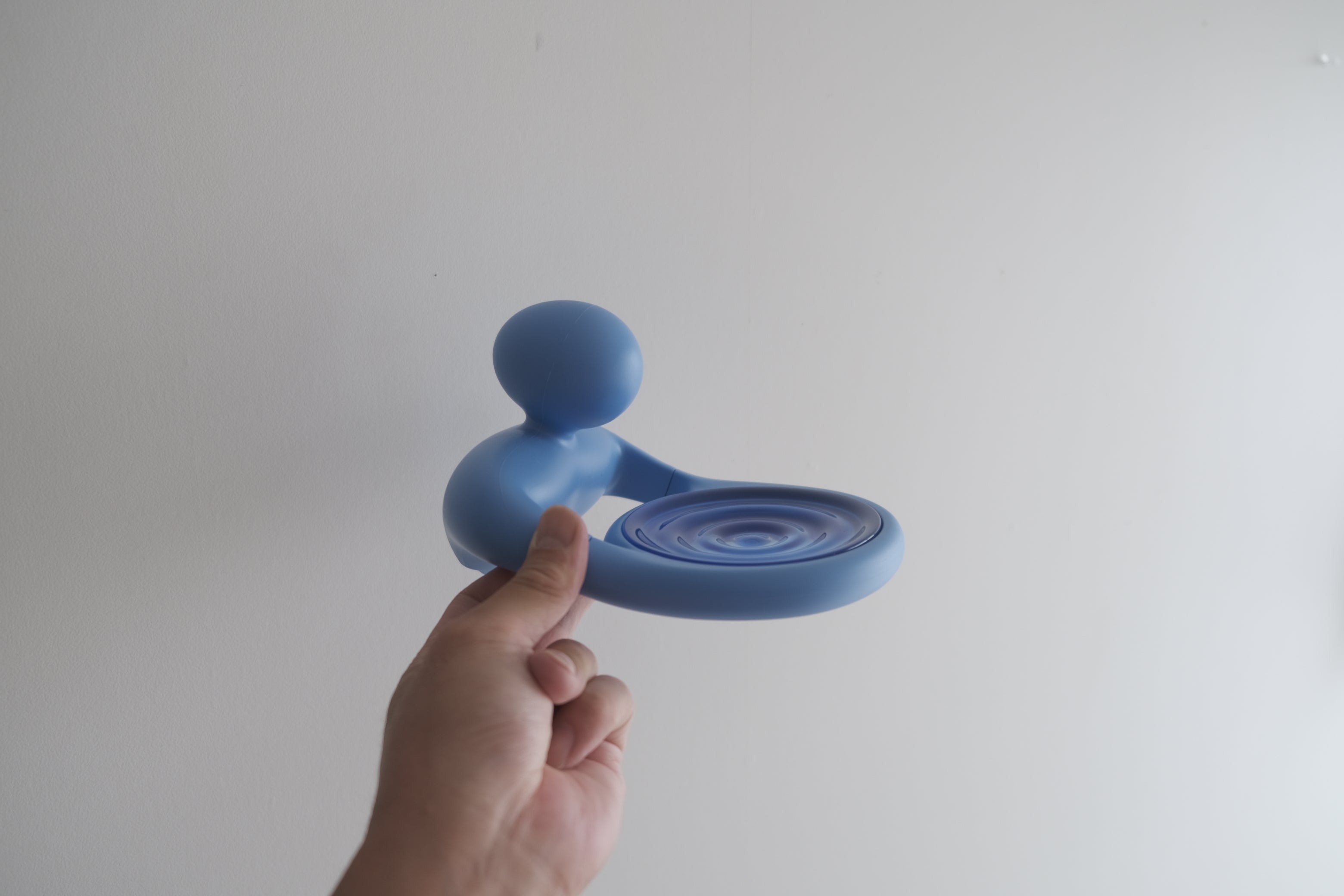 【未使用品】Alessi「Antonio S」ウォールソープホルダー/ブルー|GV15 AZ