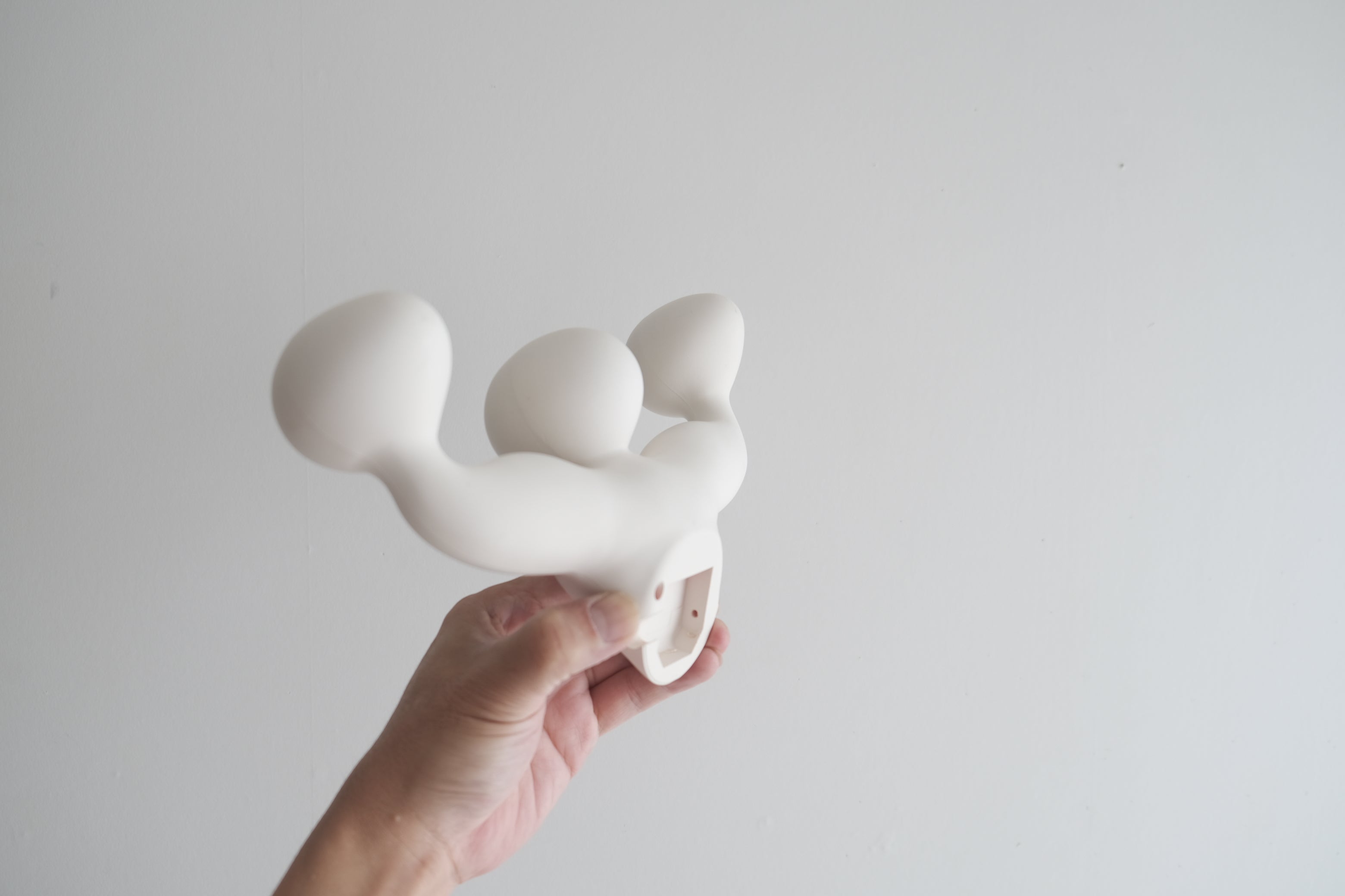 【未使用品】Alessi「F.F.F.」ウォールフック(ホワイト)/クラフトボックス・取付具付属
