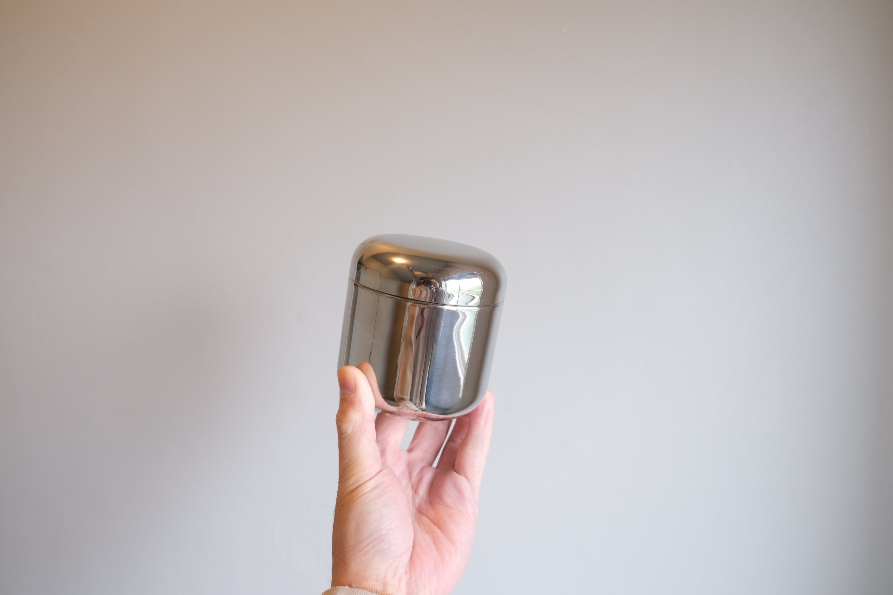 【希少・未使用】ジャスパー・モリソン《ALESSI JM04 Tin Family》キャニスター ステンレス コレクターズアイテム