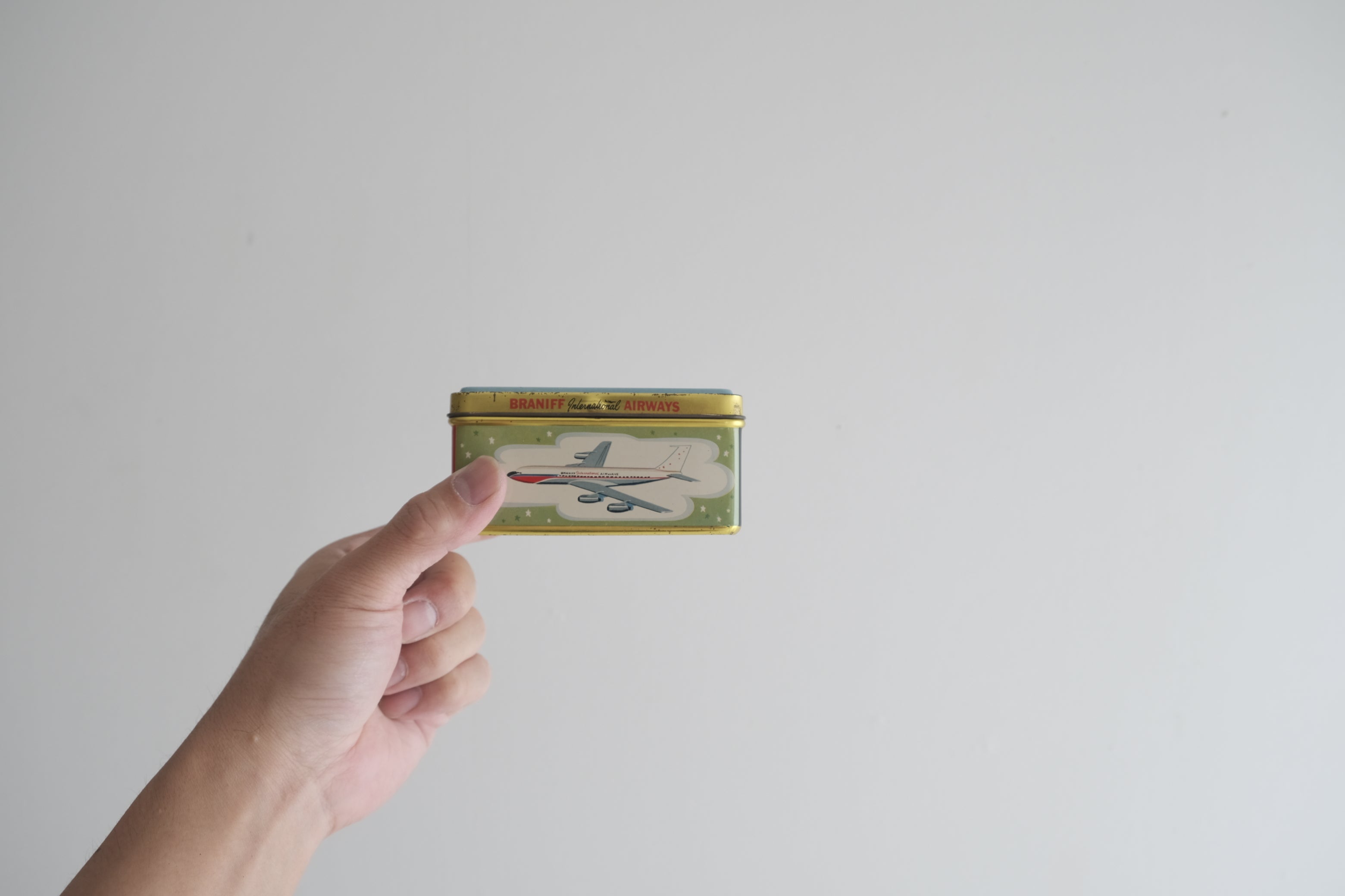 Braniff Airways ファーストクラス チョコレート缶|ヴィンテージ未使用品 Tin Box