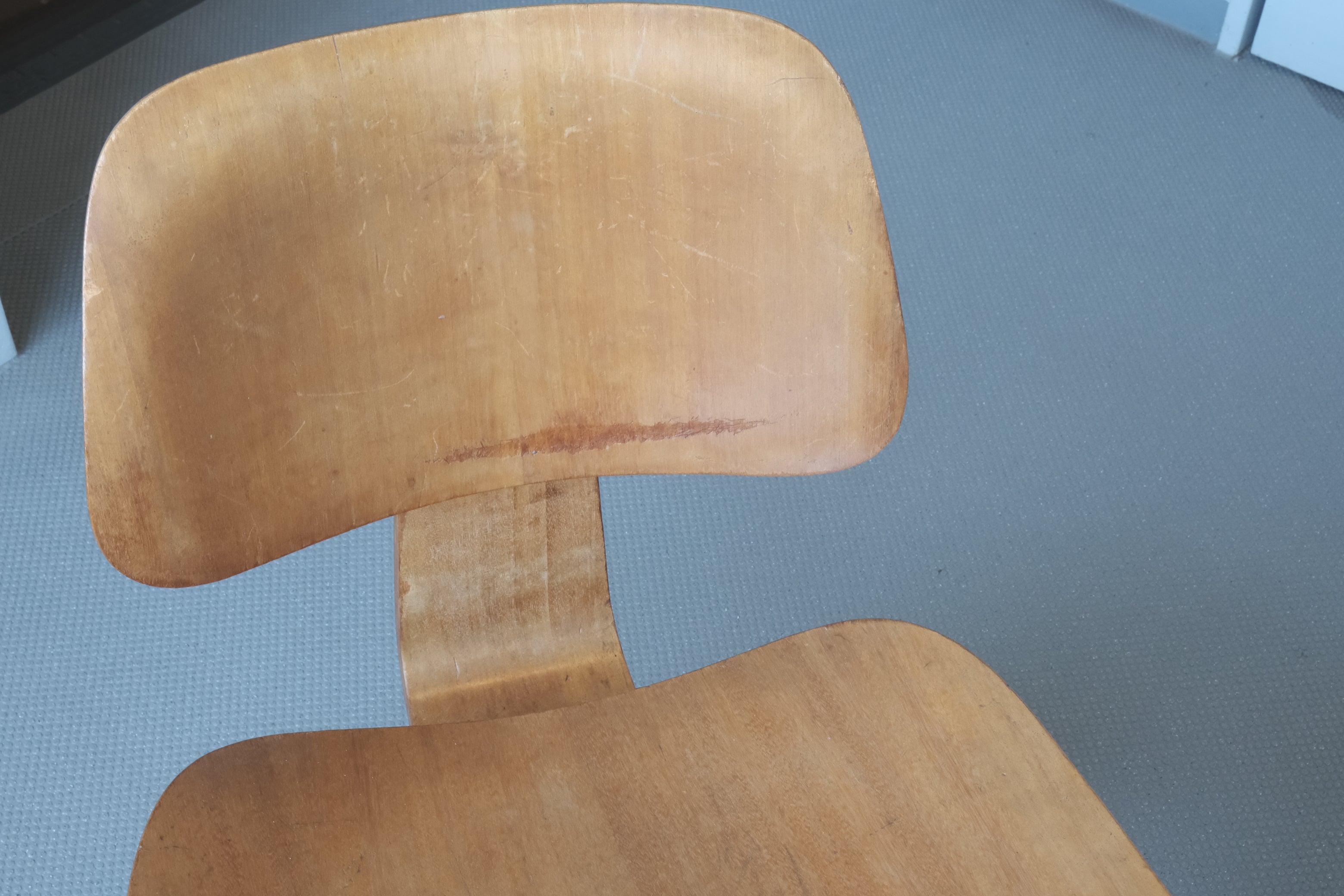 【Evans期・初期ラベル】イームズ DCW ダイニングチェア / Herman Miller × Evans Products社(1946–47年製)