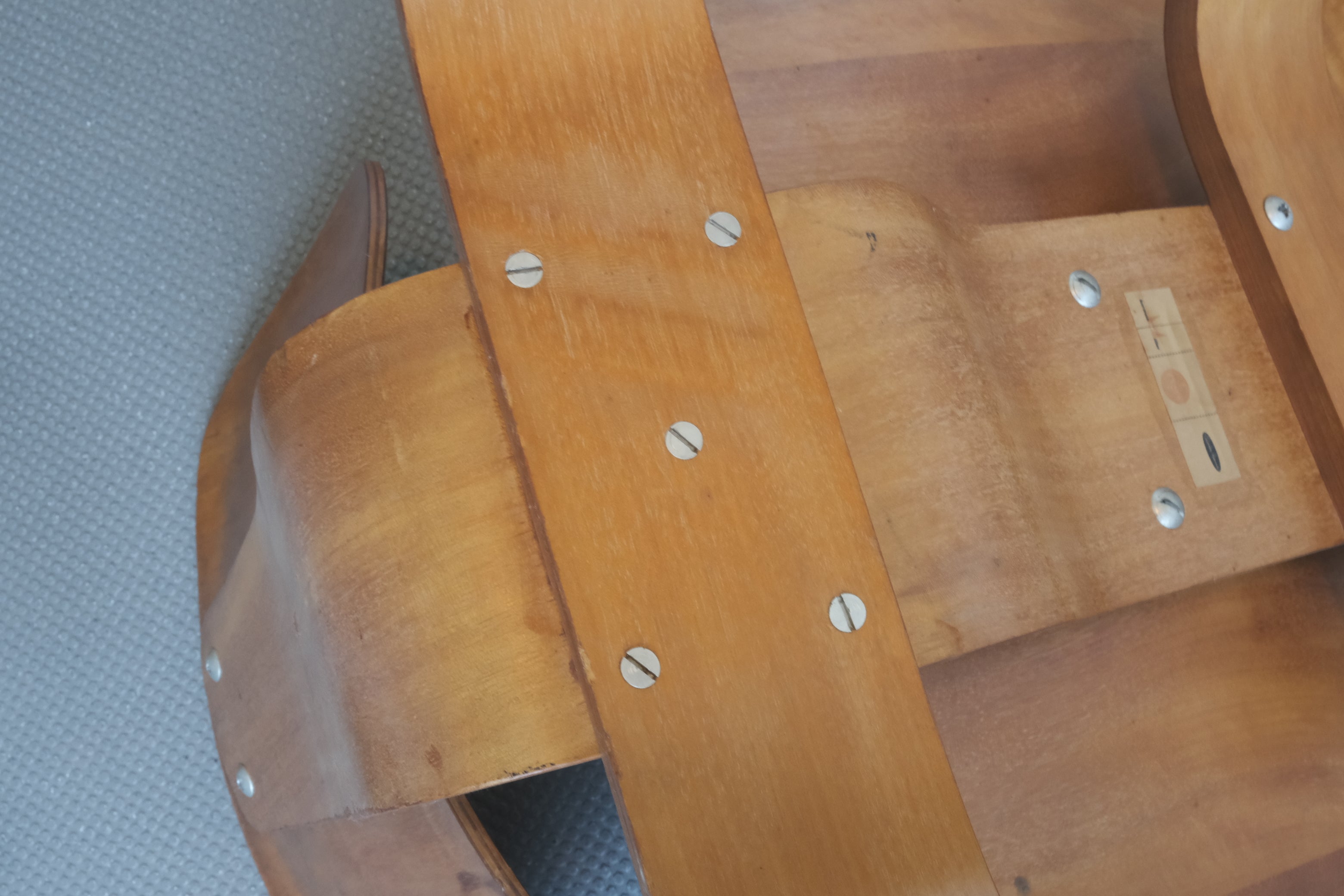 【Evans期・初期ラベル】イームズ DCW ダイニングチェア / Herman Miller × Evans Products社(1946–47年製)