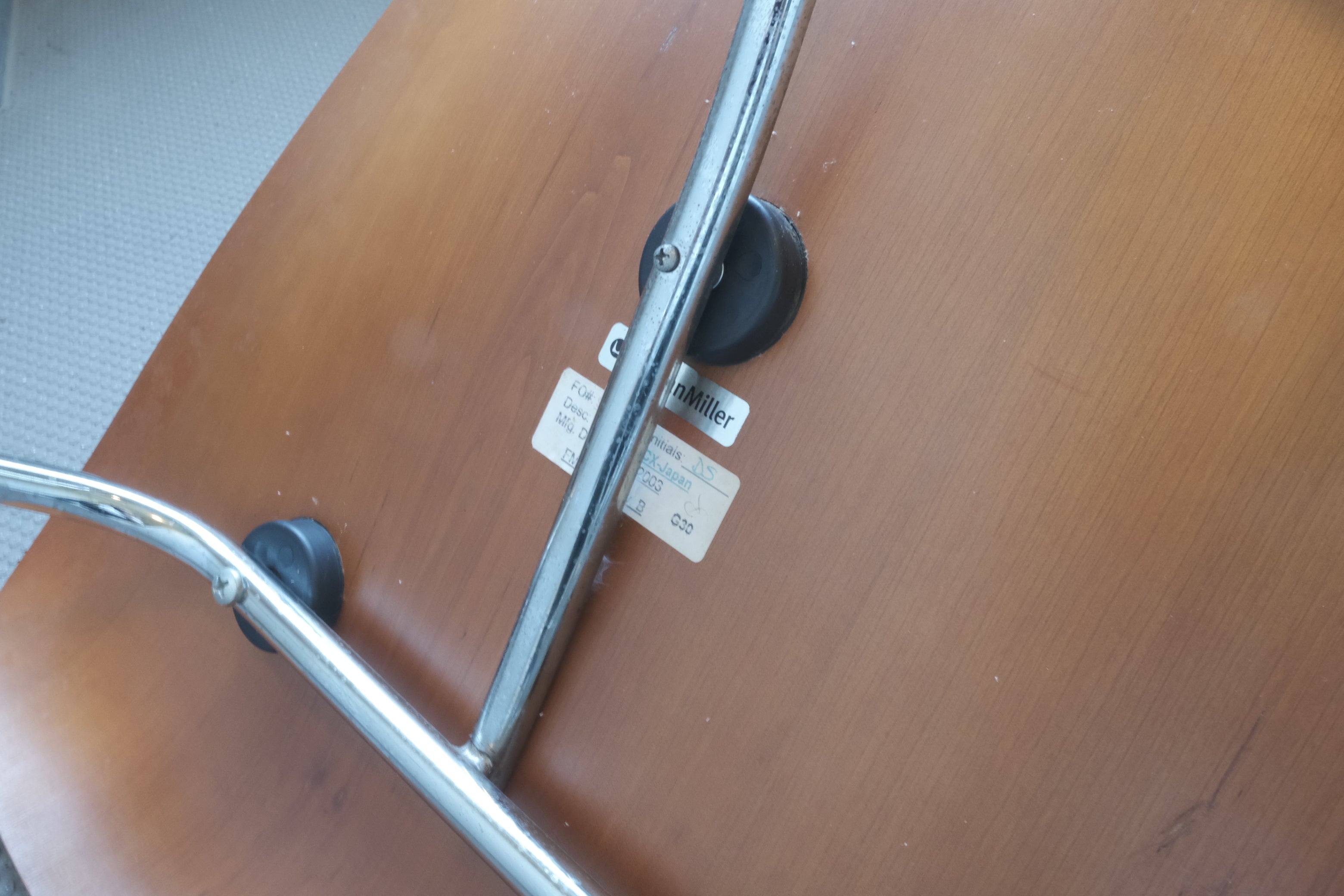 【正規品】Herman Miller イームズ DCM ウォールナット プライウッドダイニングチェア
