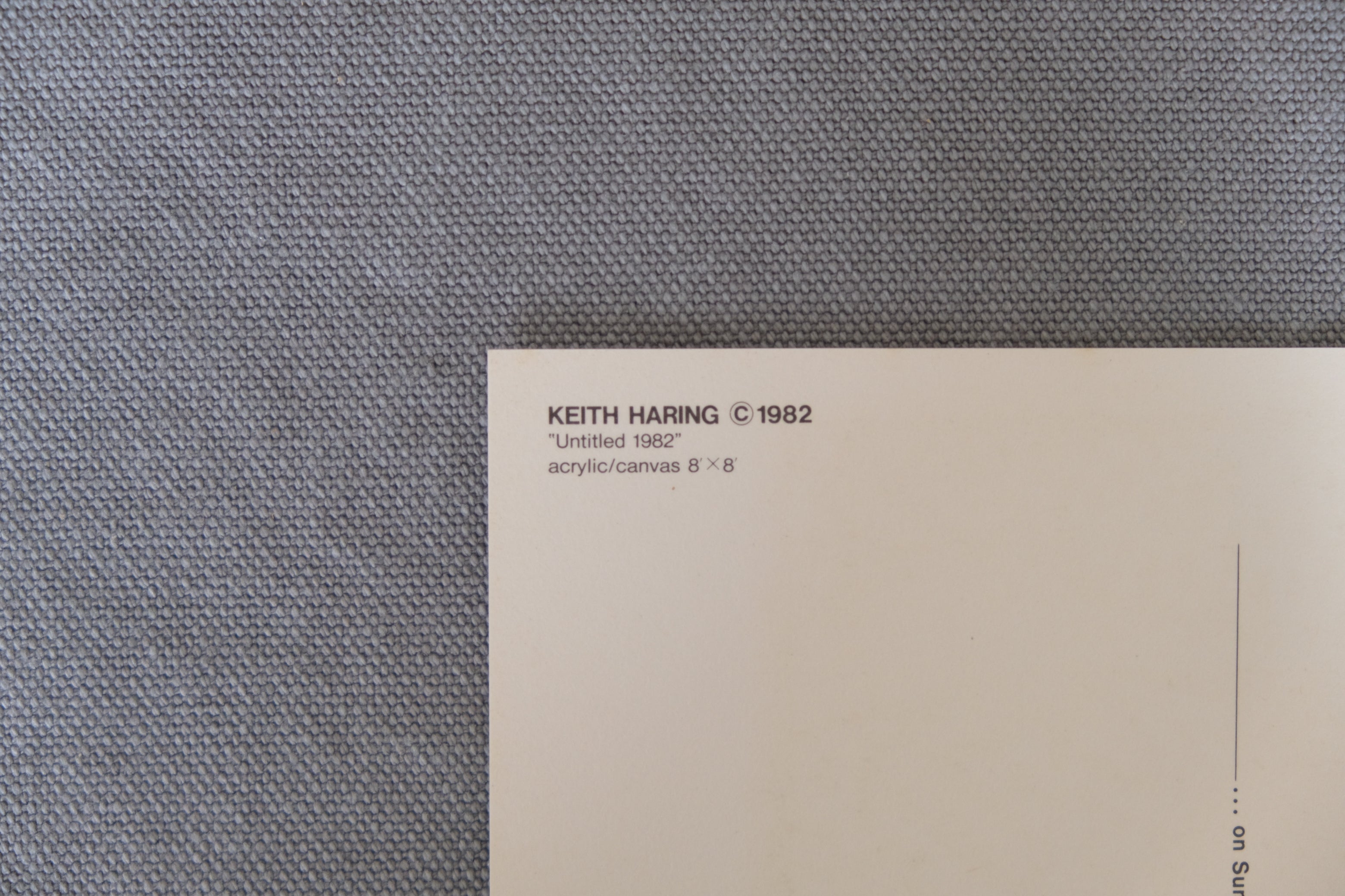 キース・ヘリング Untitled 1982 ポストカード|Galerie Watari