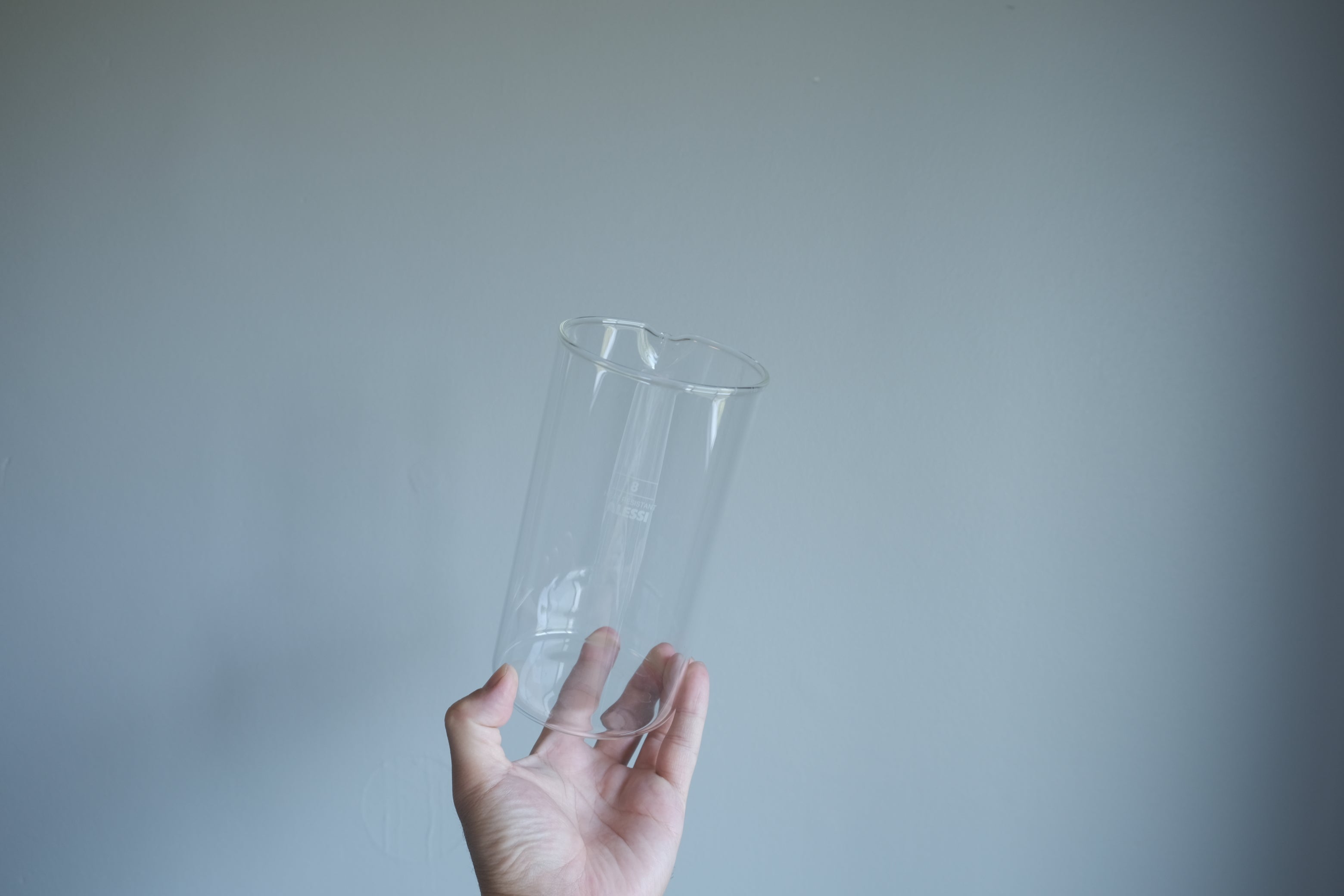 Alessi 9094/8 フレンチプレス用交換ガラス 容器 800ml|Aldo Rossiデザイン(純正パーツ)