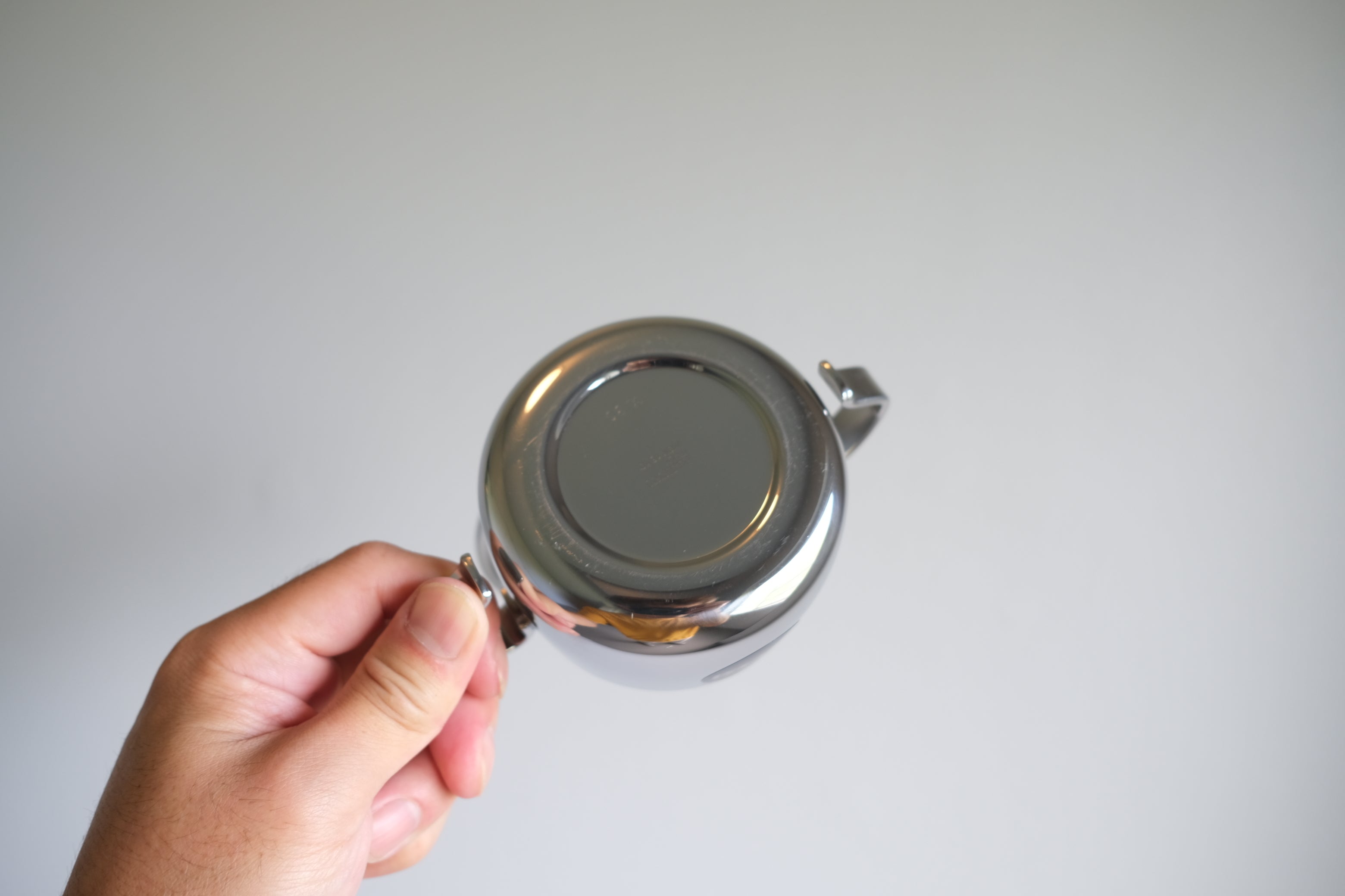 【未使用品】アレッシィ シュガーポット 18-10 ステンレス製 スプーン付|ALESSI SUGAR BOWL 200ml