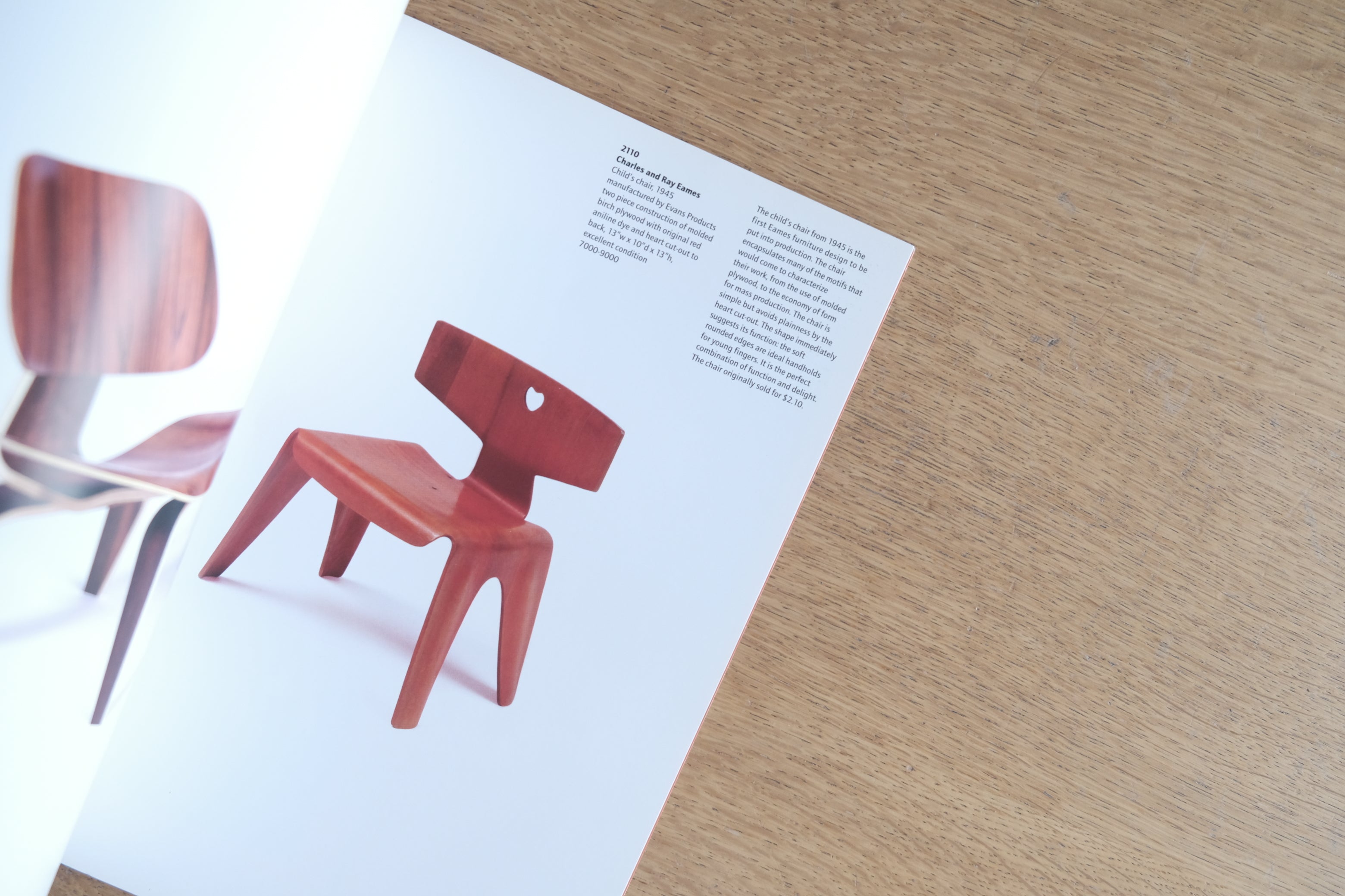 Eames Auction 1999 カタログ|チャールズ&レイ・イームズ専門オークション記録|Treadway × Wright20