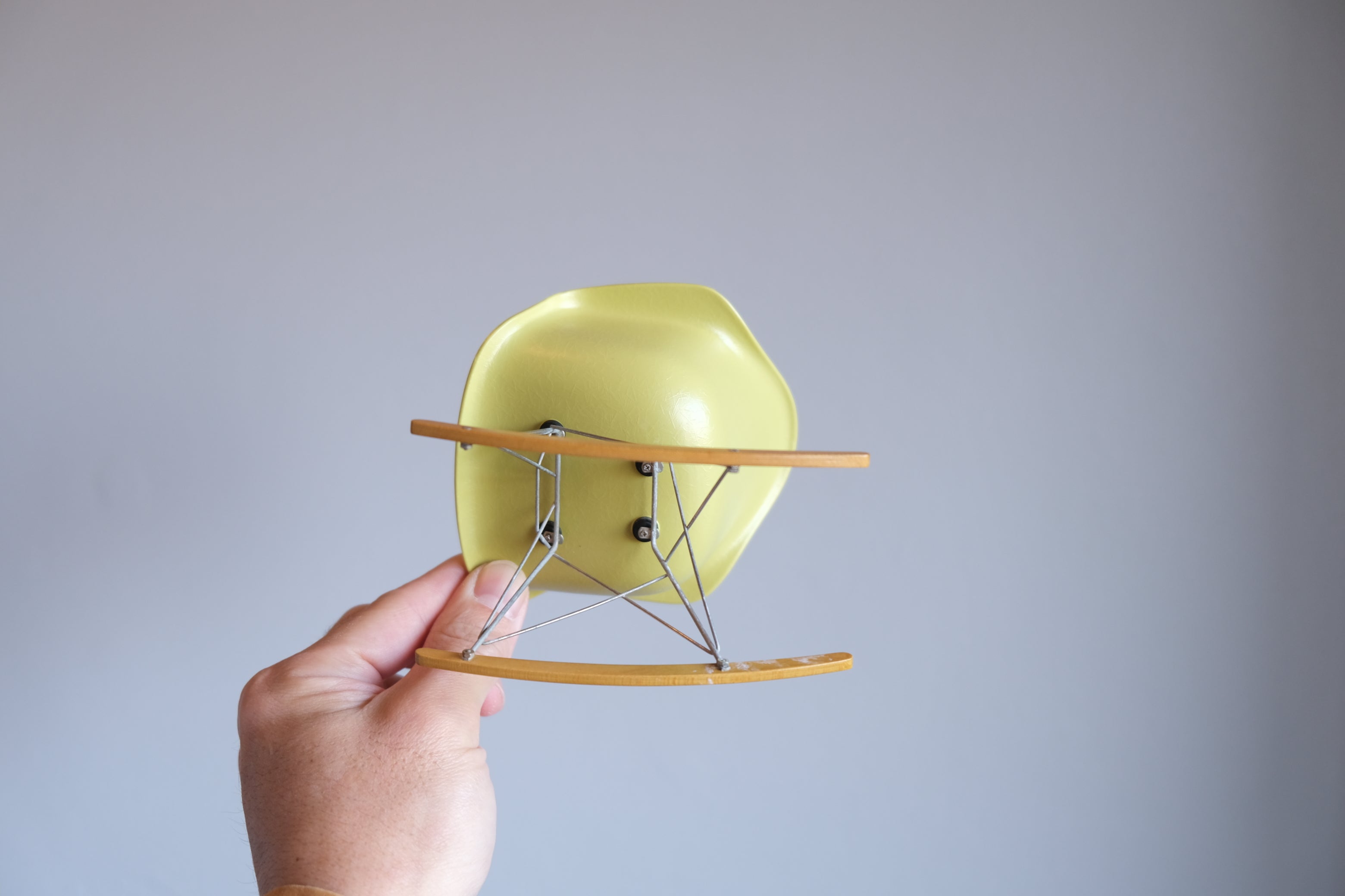 【1/6スケール】イームズ RAR ロッキングチェア ミニチュア|Vitra製|ライムグリーン