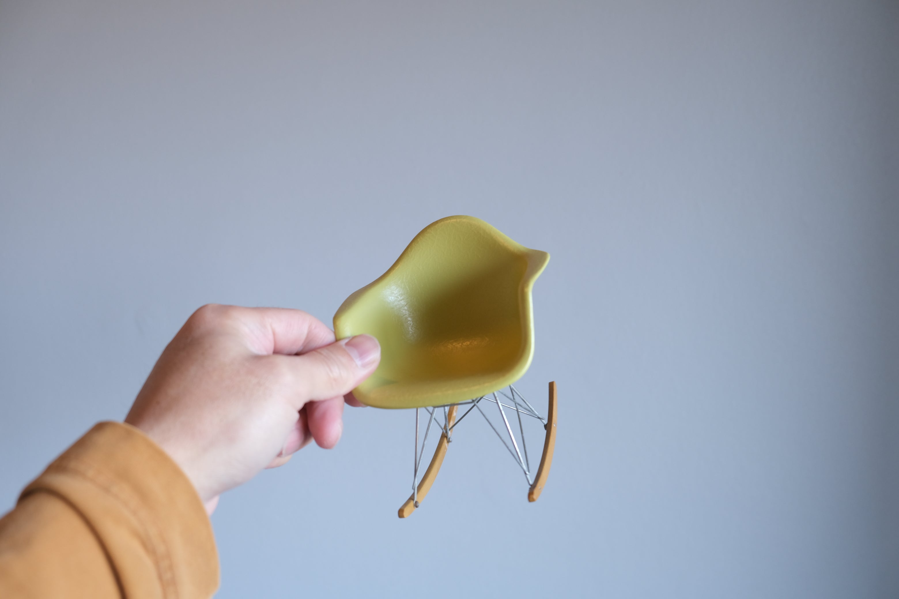 【1/6スケール】イームズ RAR ロッキングチェア ミニチュア|Vitra製|ライムグリーン