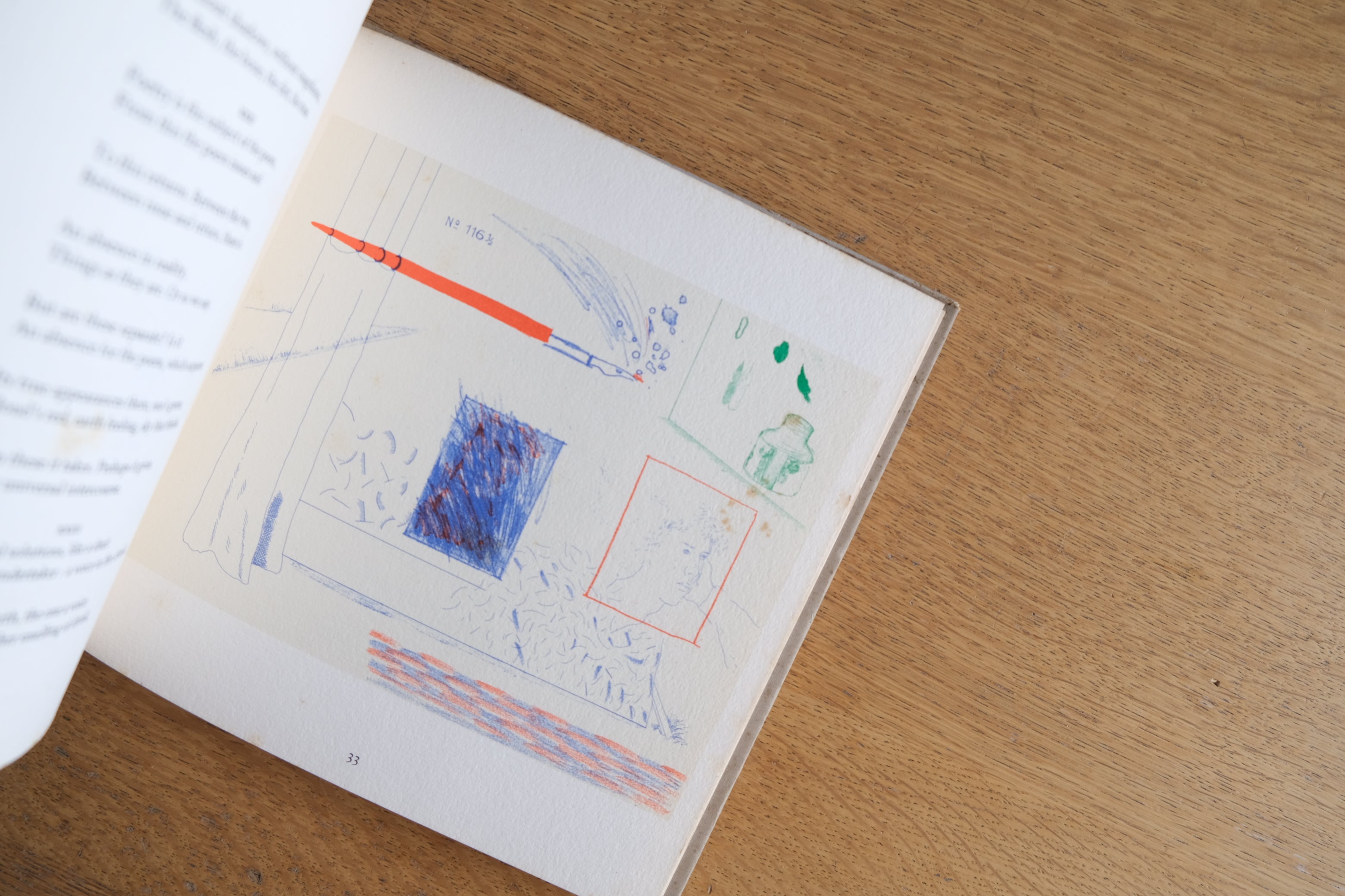 David Hockney 『The Blue Guitar』|デイヴィッド・ホックニー × ウォーレス・スティーヴンズ × パブロ・ピカソ 詩画集 ハードカバー 1977年 英文
