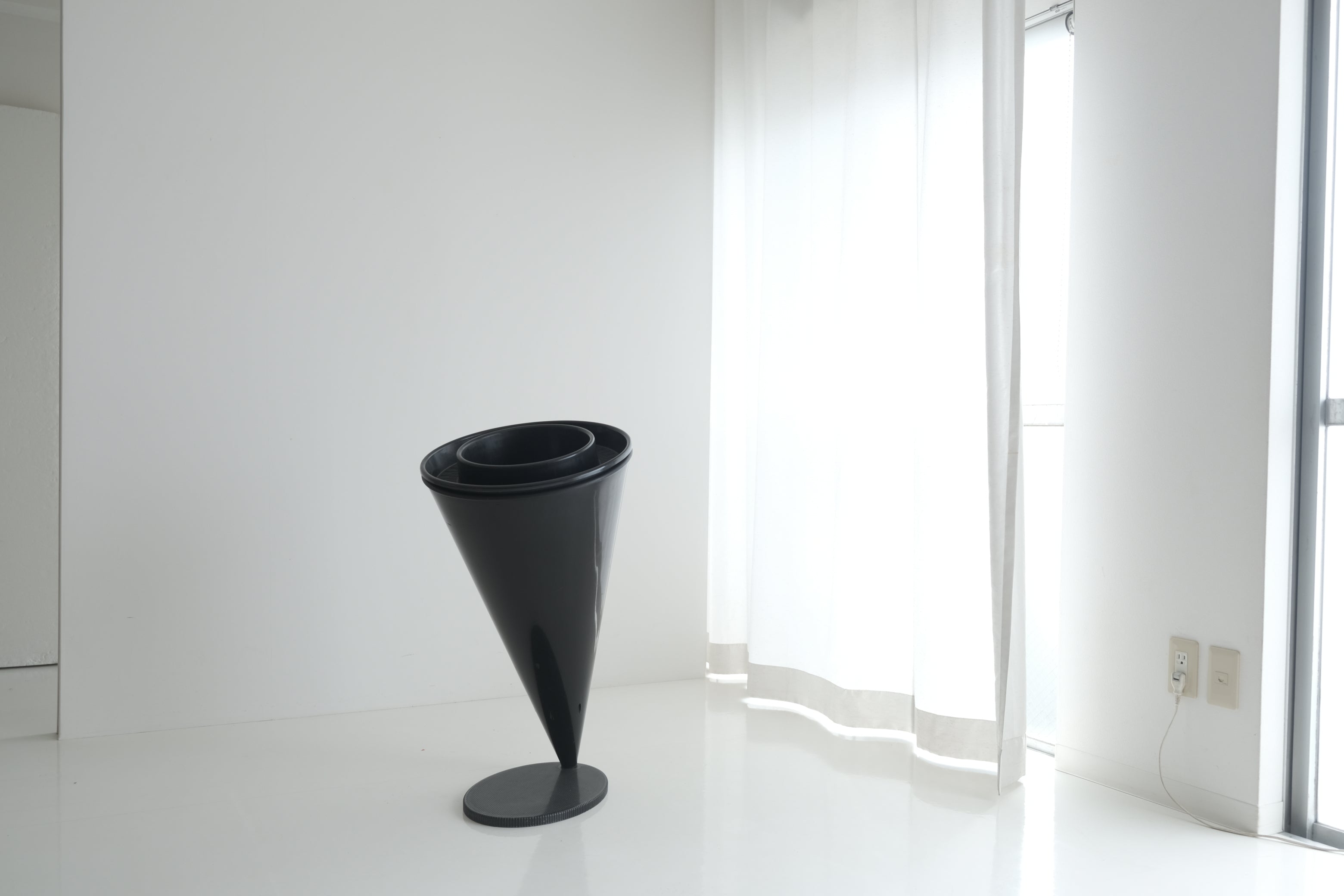 KARTELL Waste Bin “Lot 380”(傘立て兼用・フタ2種セット)|アンジェロ・コルテージ & セルジオ・キアッパカット(1989年頃)