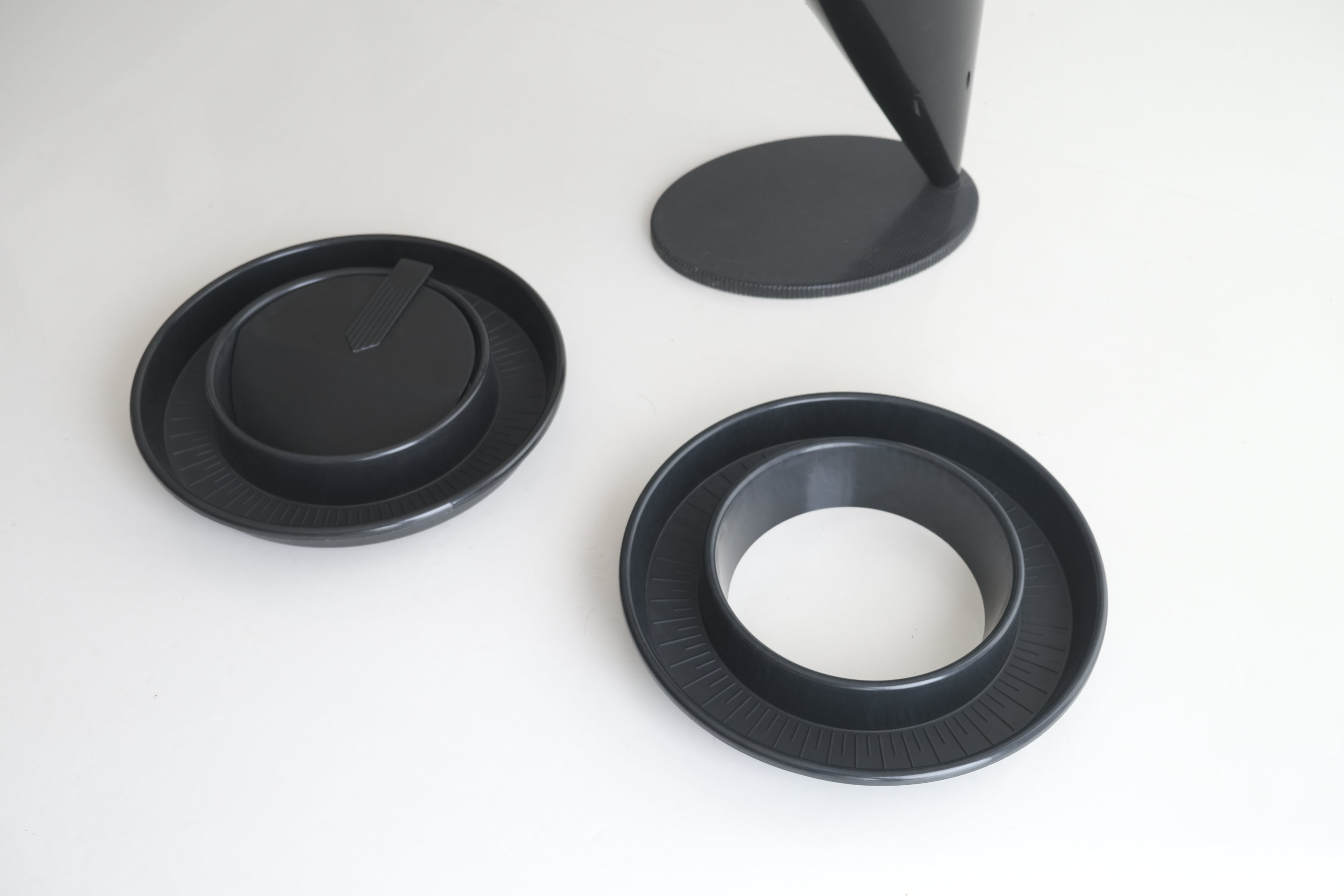 KARTELL Waste Bin “Lot 380”(傘立て兼用・フタ2種セット)|アンジェロ・コルテージ & セルジオ・キアッパカット(1989年頃)