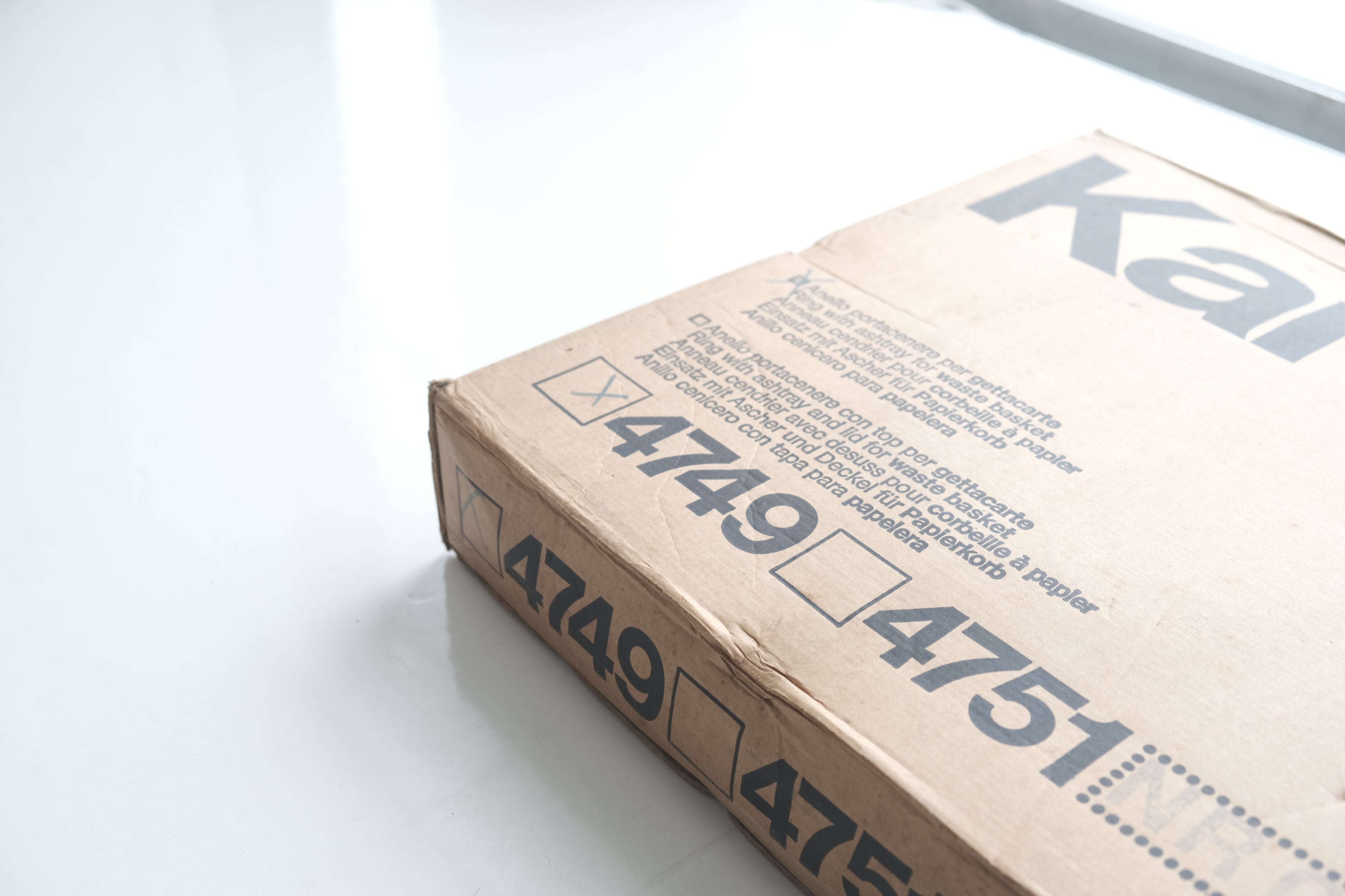 KARTELL Waste Bin “Lot 380”(傘立て兼用・フタ2種セット)|アンジェロ・コルテージ & セルジオ・キアッパカット(1989年頃)