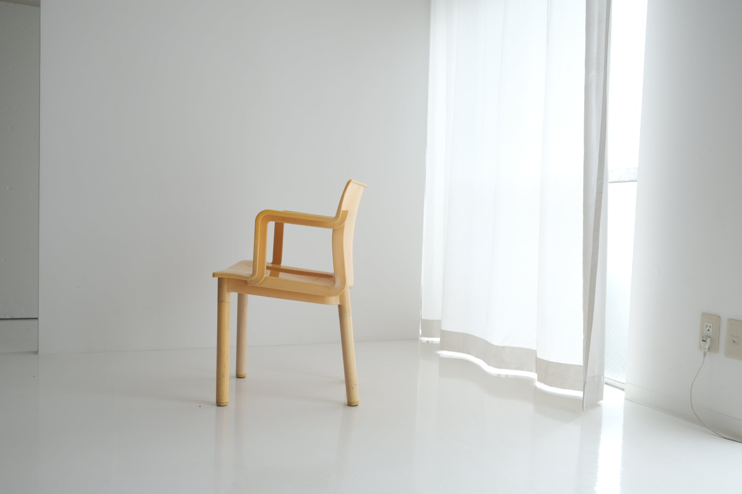 KARTELL 4870 CHAIR WITH ARMRESTS(中古/イエロー)|アンナ・カステッリ・フェリエーリ
