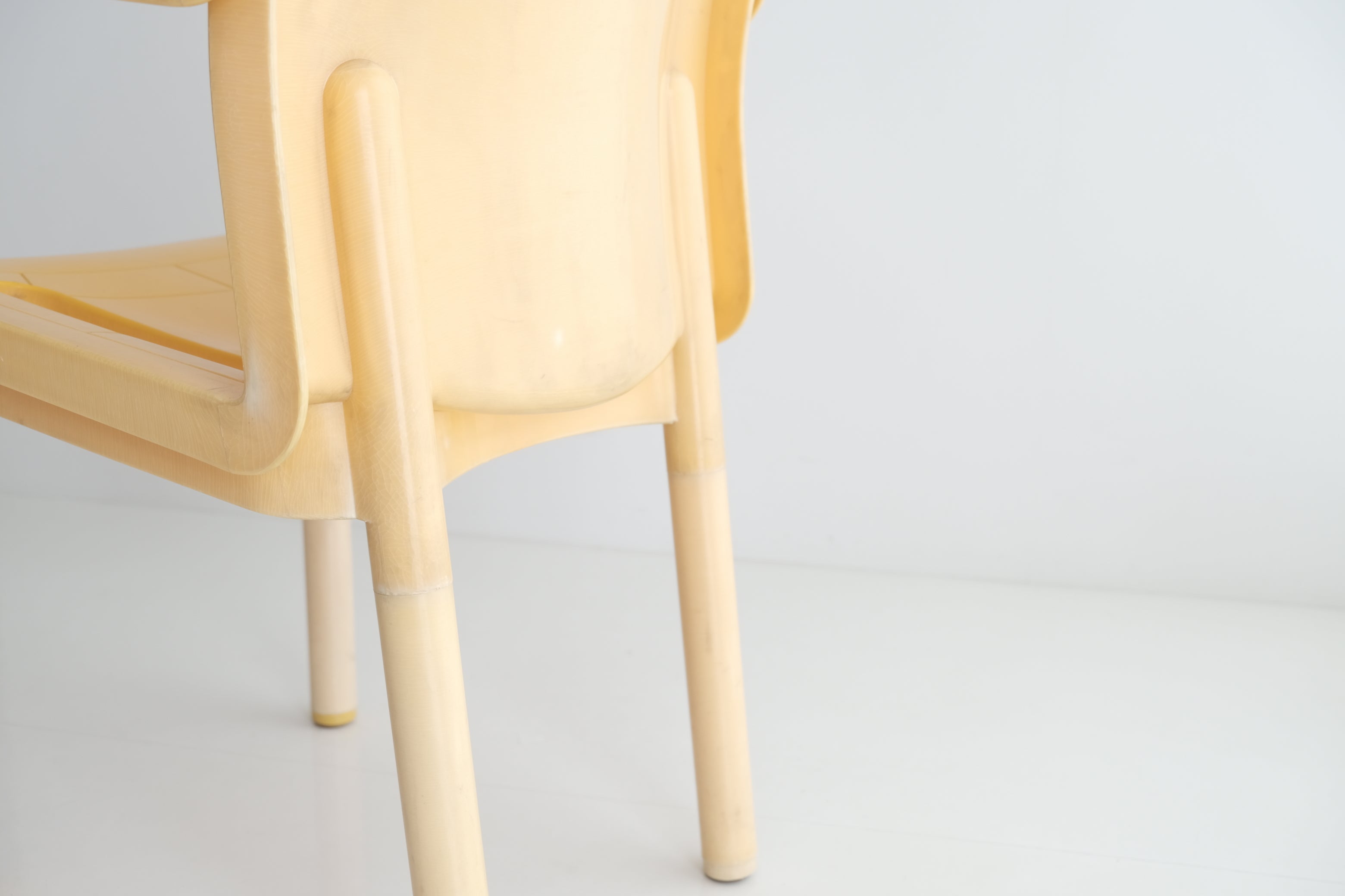 KARTELL 4870 CHAIR WITH ARMRESTS(中古/イエロー)|アンナ・カステッリ・フェリエーリ