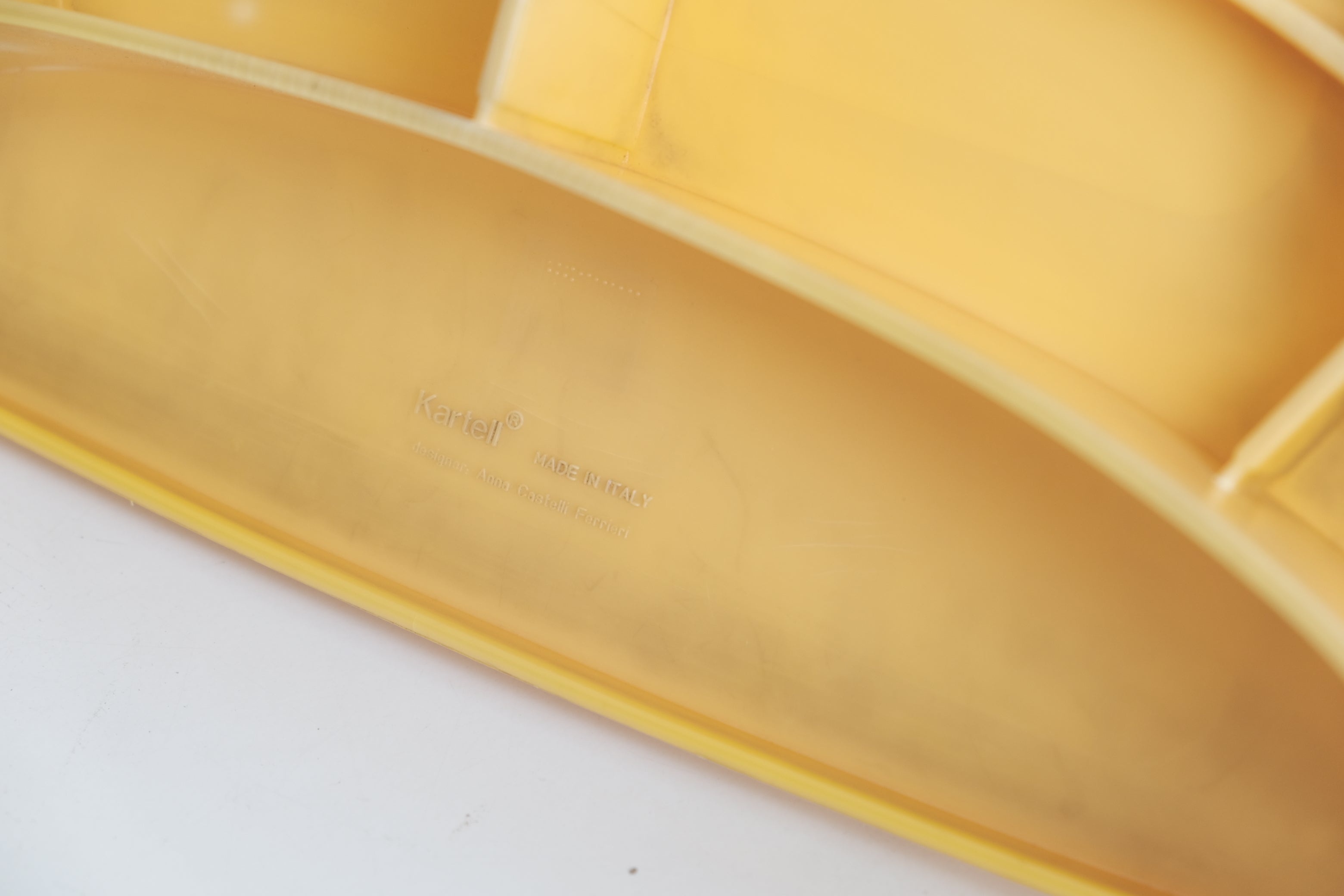 KARTELL 4870 CHAIR WITH ARMRESTS(中古/イエロー)|アンナ・カステッリ・フェリエーリ