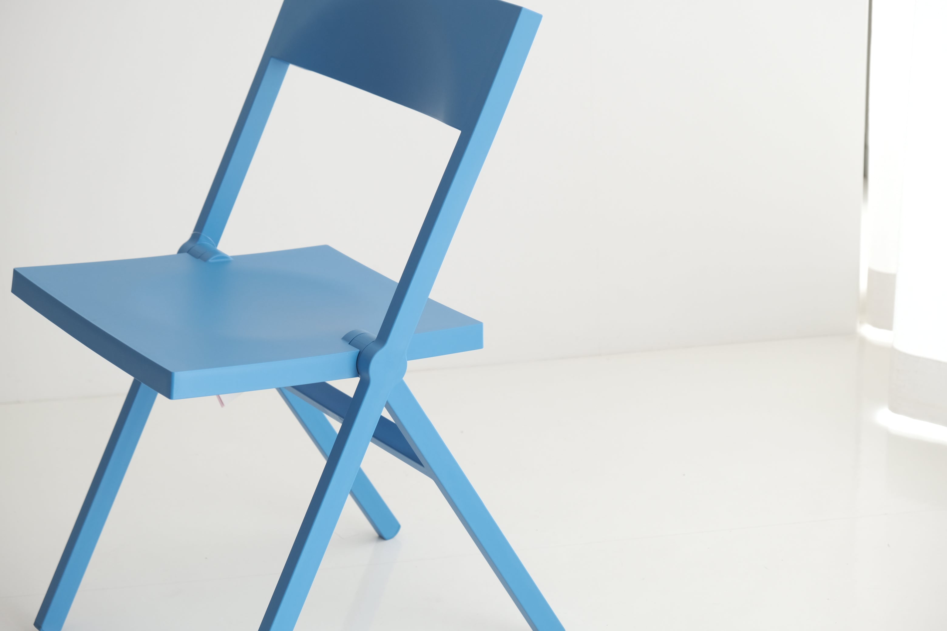 ALESSI “PIANA” FOLDING CHAIR|デヴィッド・チッパーフィールド 折りたたみチェア(ブルー)【デッドストック】