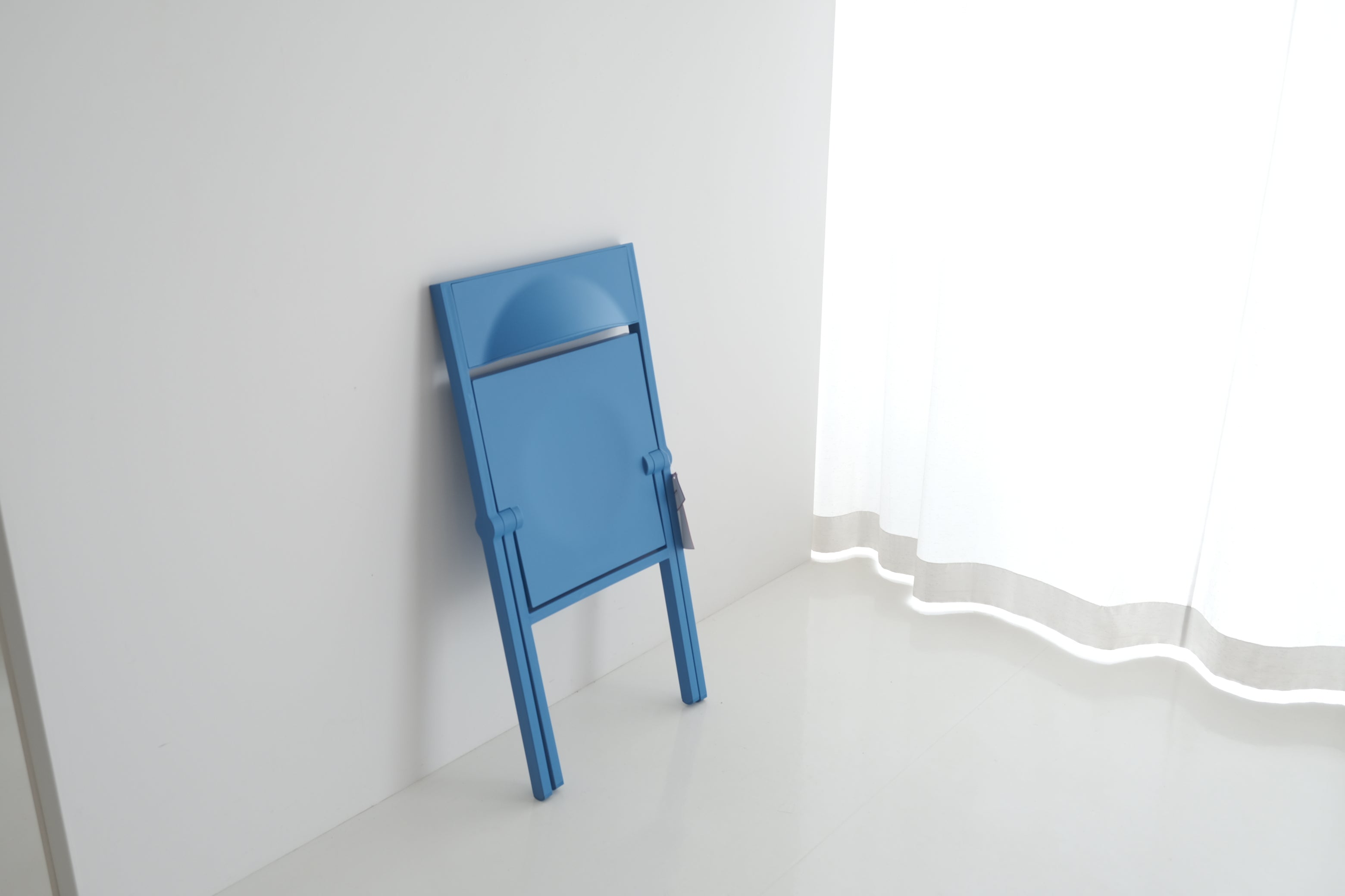 ALESSI “PIANA” FOLDING CHAIR|デヴィッド・チッパーフィールド 折りたたみチェア(ブルー)【デッドストック】