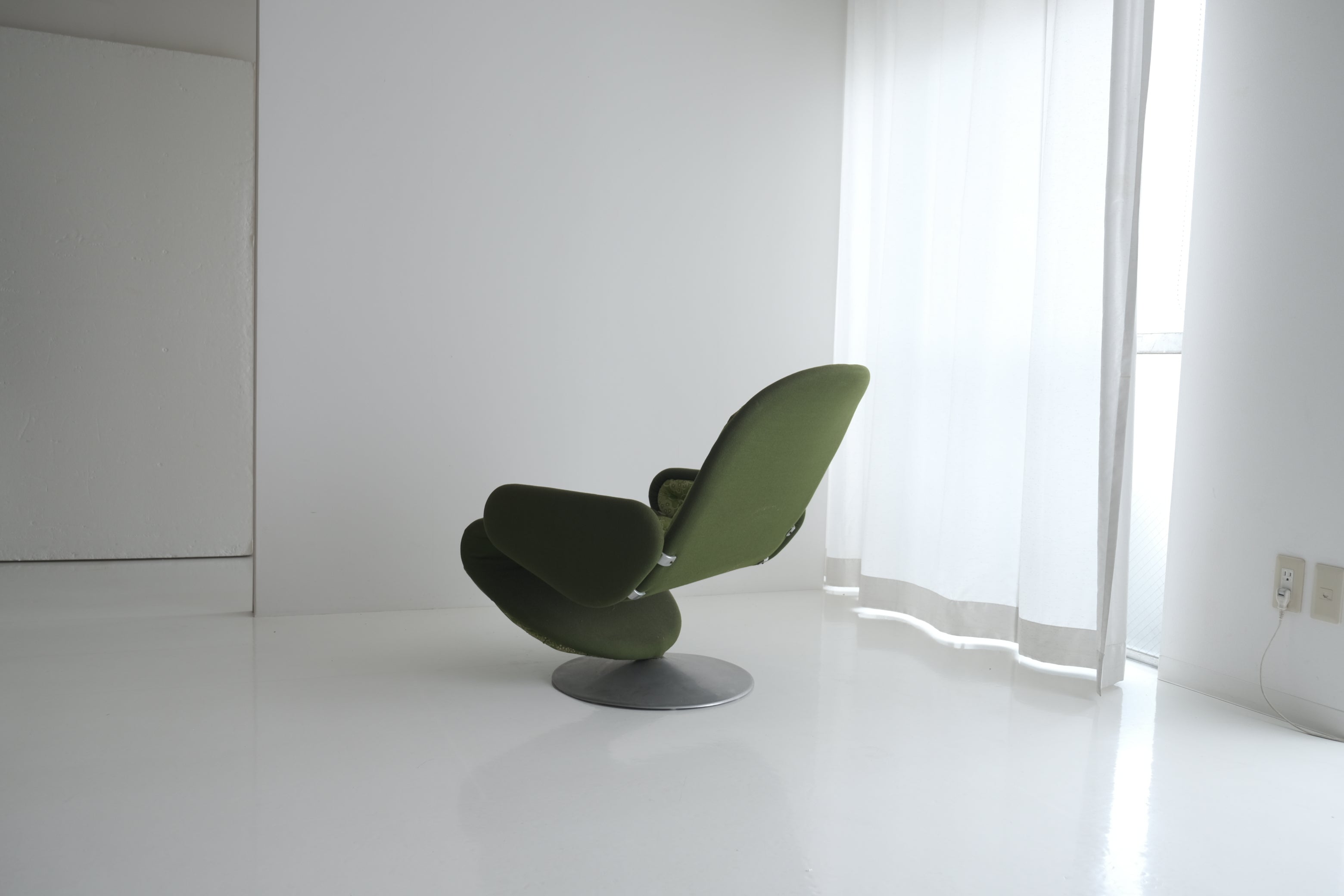 System 1-2-3 Lounge Chair〈ヴィンテージ・訳あり〉|ヴァーナー・パントン ラウンジチェア(Fritz Hansen / グリーン・ヴィンテージ)
