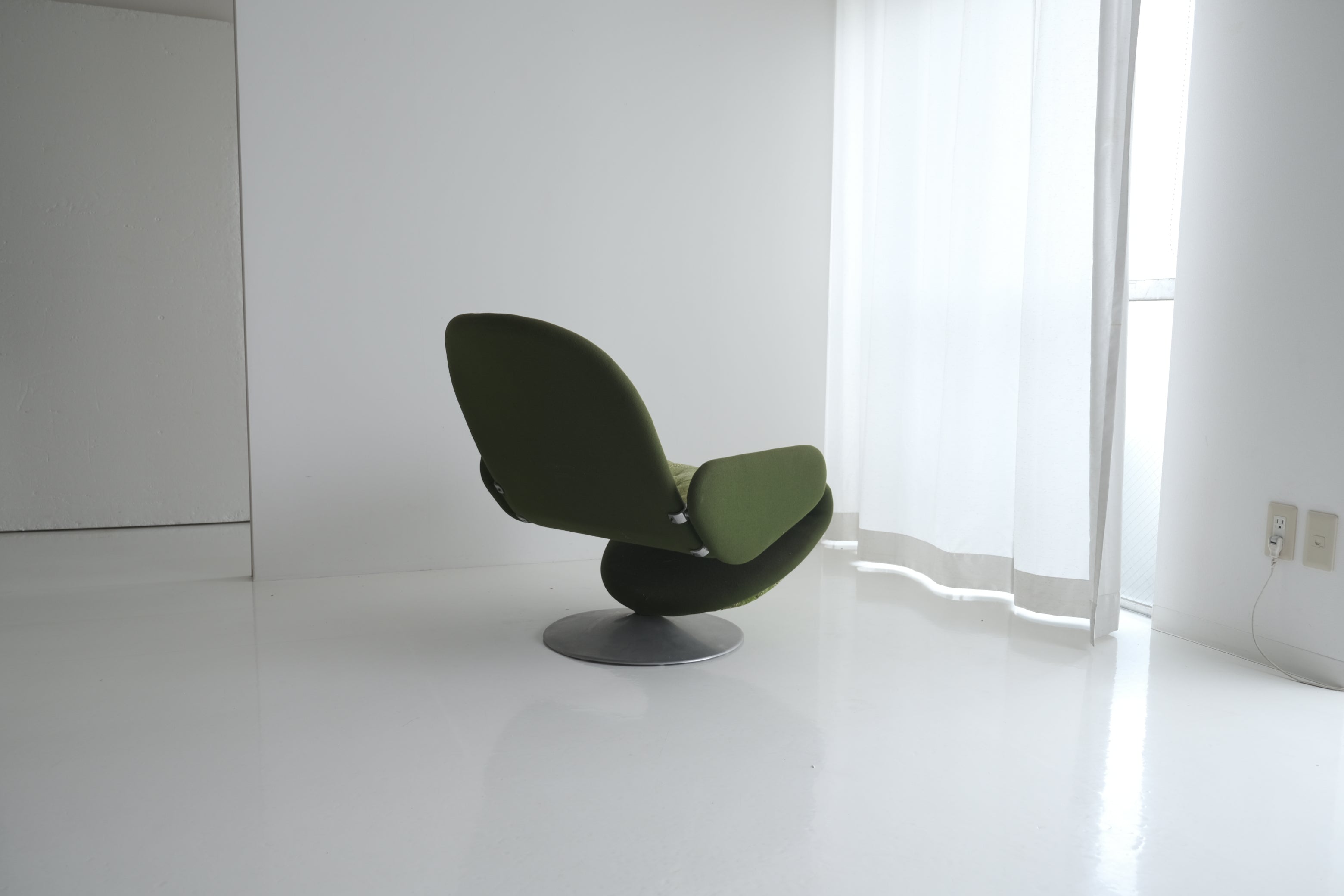 System 1-2-3 Lounge Chair〈ヴィンテージ・訳あり〉|ヴァーナー・パントン ラウンジチェア(Fritz Hansen / グリーン・ヴィンテージ)