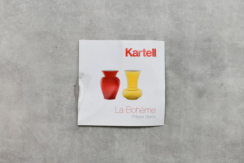 Kartell カルテル フラワーベース La Boheme ラボエム フィリップ・スタルク Philippe Starck ［造花推奨］