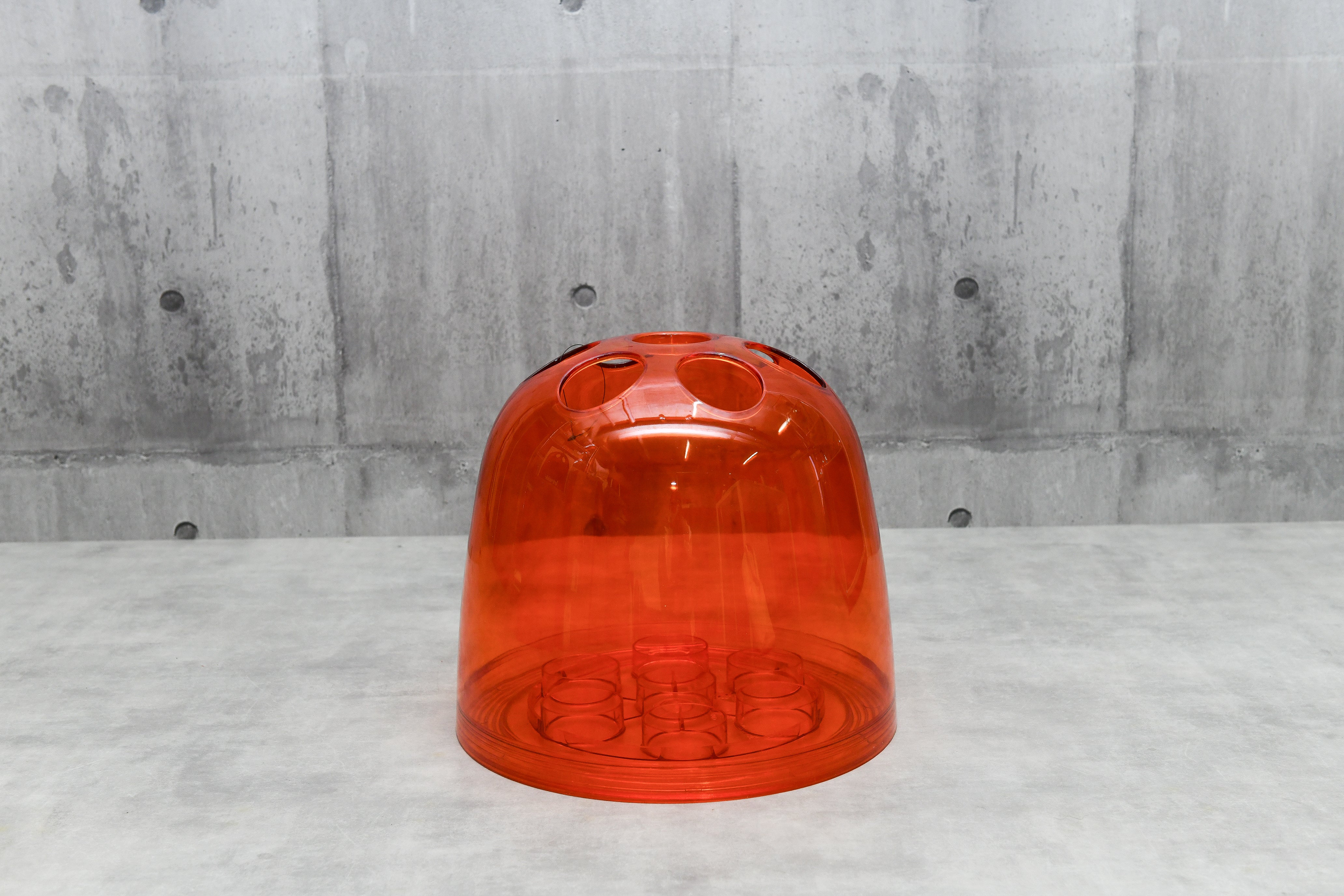 【未使用品】Artemide アルテミデ DEDALO デダロ 傘立て アンブレラスタンド オレンジ スペースエイジ