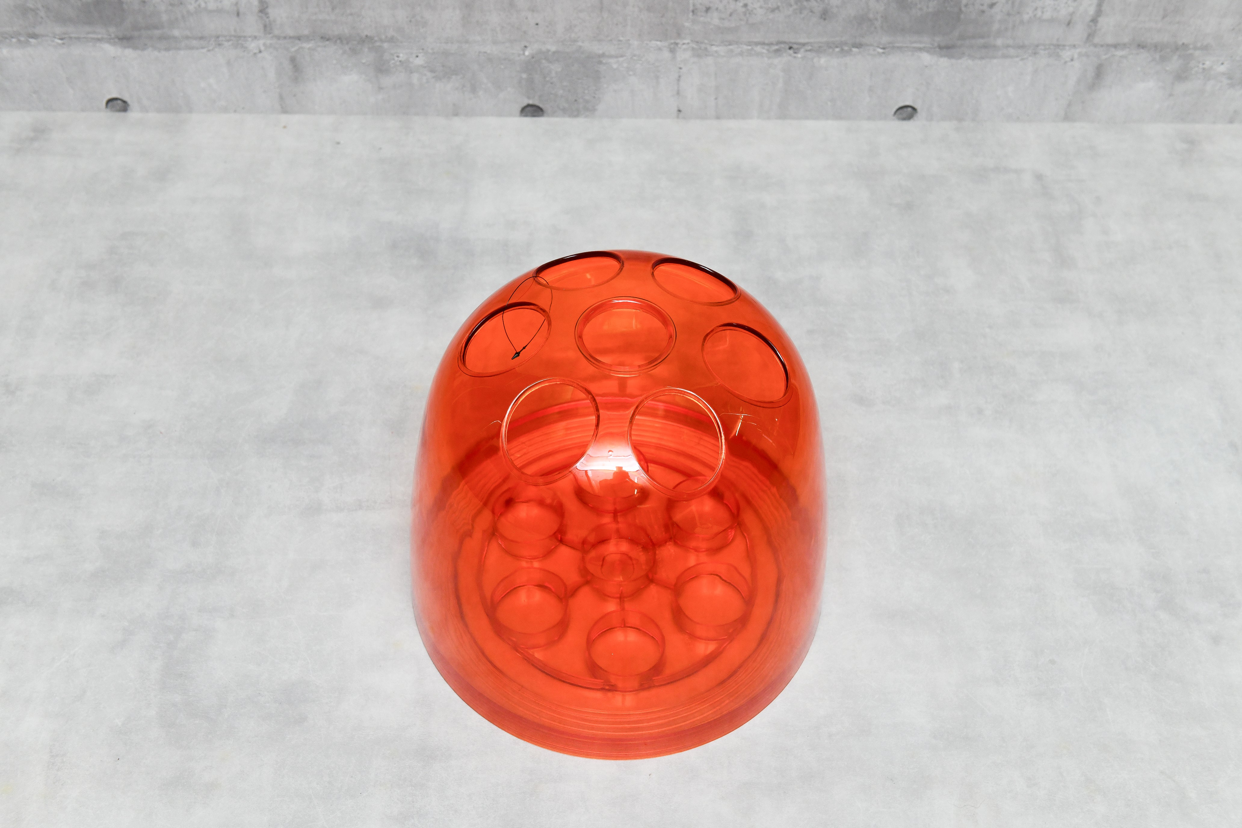 【未使用品】Artemide アルテミデ DEDALO デダロ 傘立て アンブレラスタンド オレンジ スペースエイジ