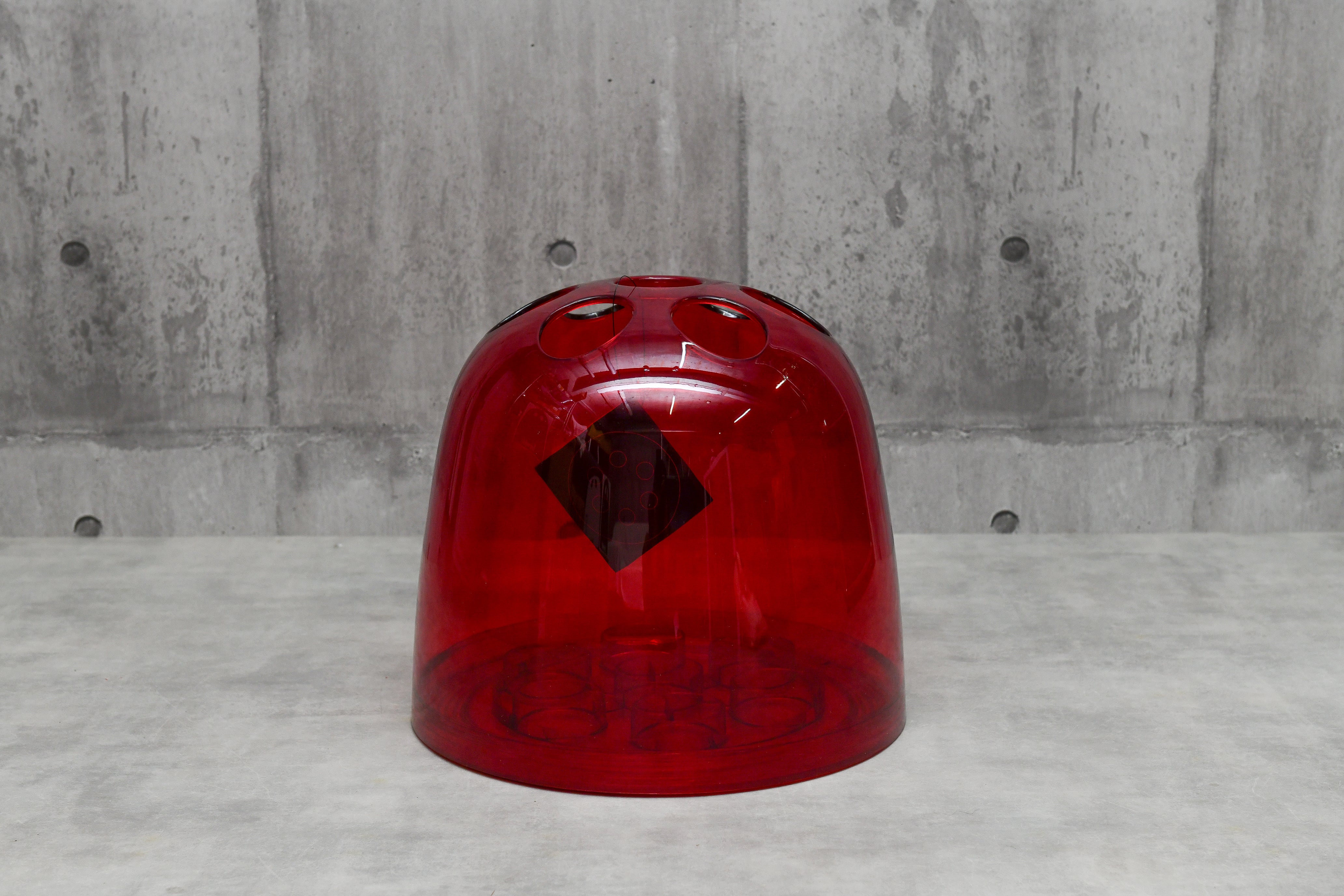 【未使用品】Artemide アルテミデ DEDALO デダロ 傘立て アンブレラスタンド レッド スペースエイジ