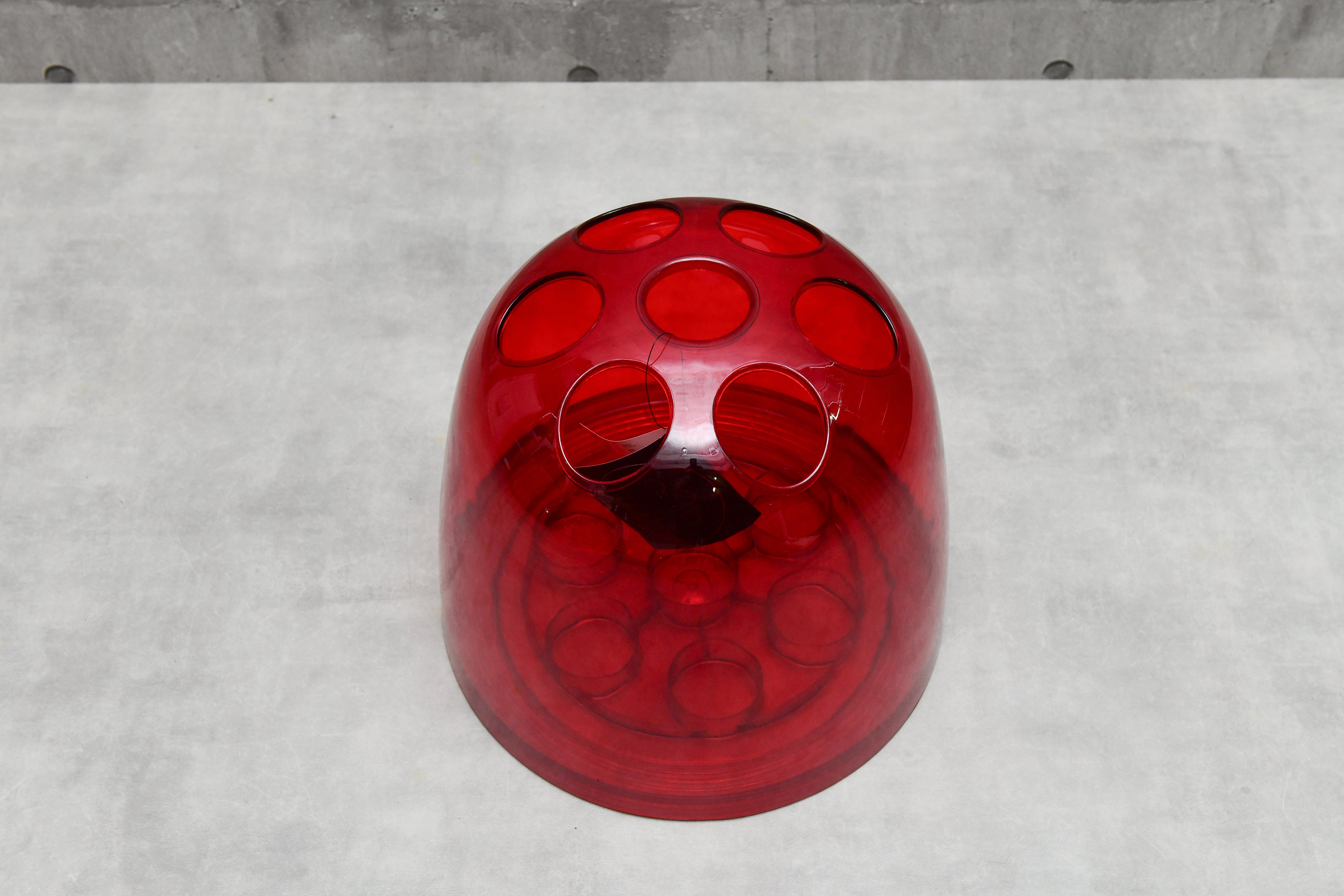【未使用品】Artemide アルテミデ DEDALO デダロ 傘立て アンブレラスタンド レッド スペースエイジ