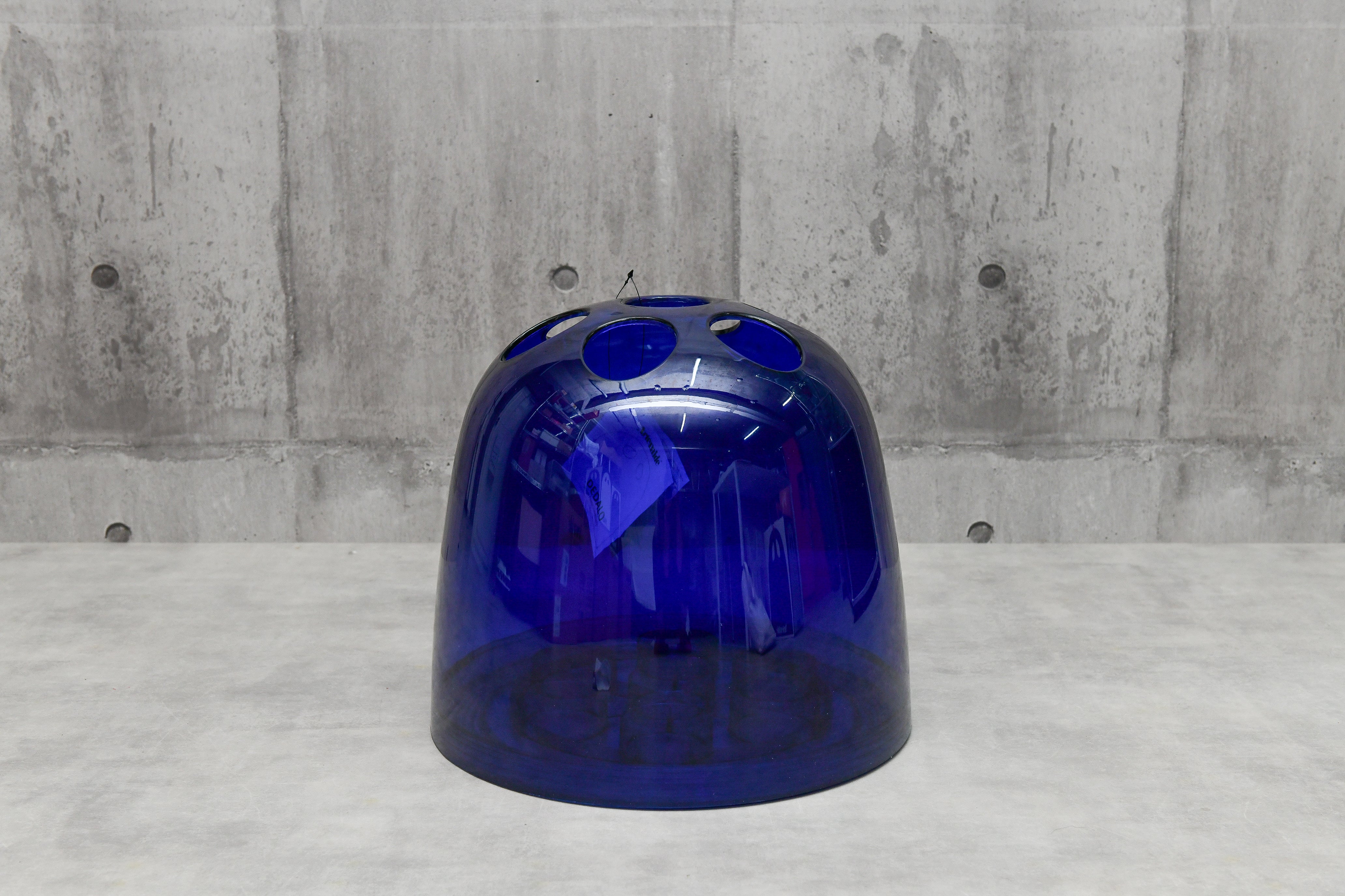 【未使用品】Artemide アルテミデ DEDALO デダロ 傘立て アンブレラスタンド ブルー スペースエイジ