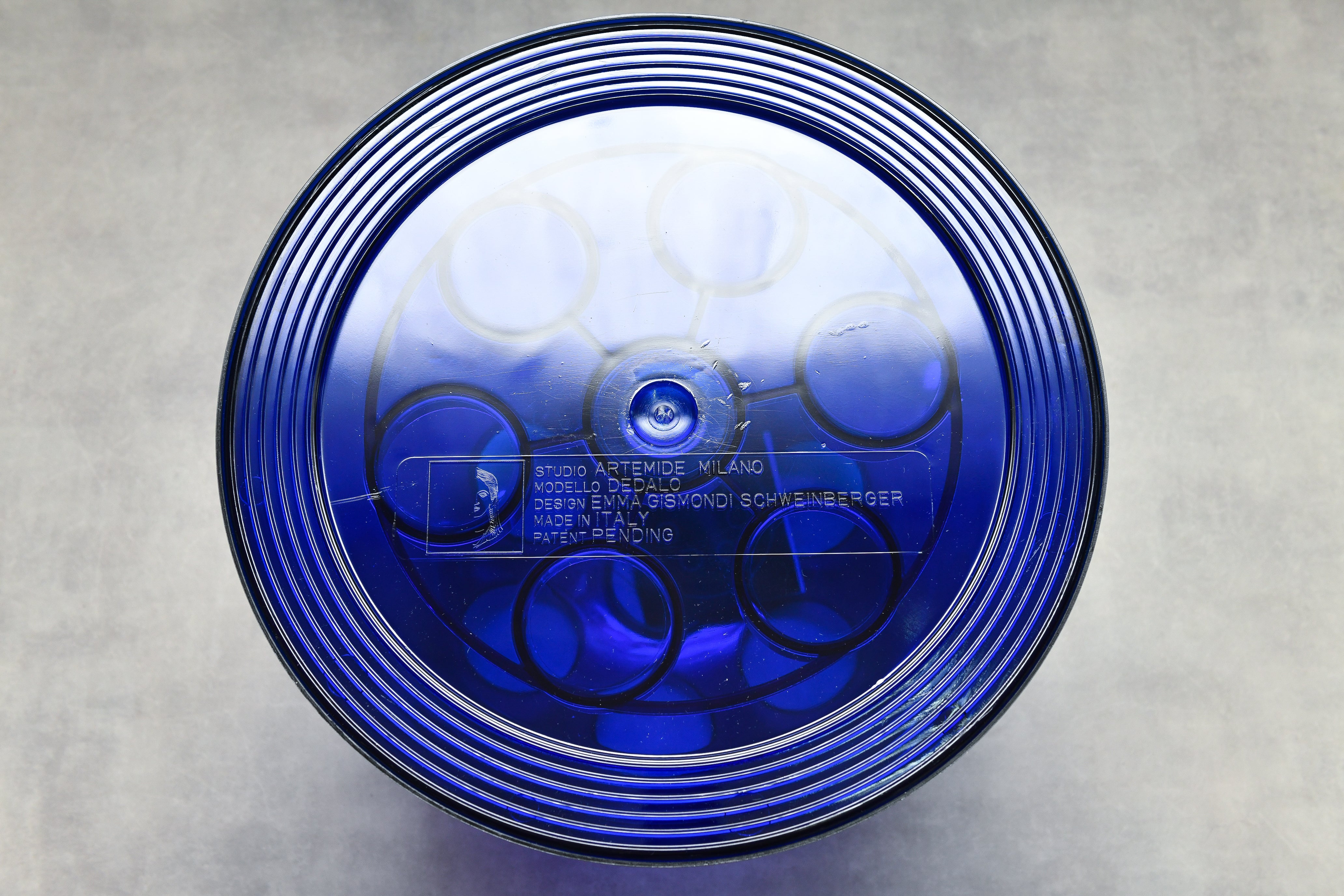 【未使用品】Artemide アルテミデ DEDALO デダロ 傘立て アンブレラスタンド ブルー スペースエイジ