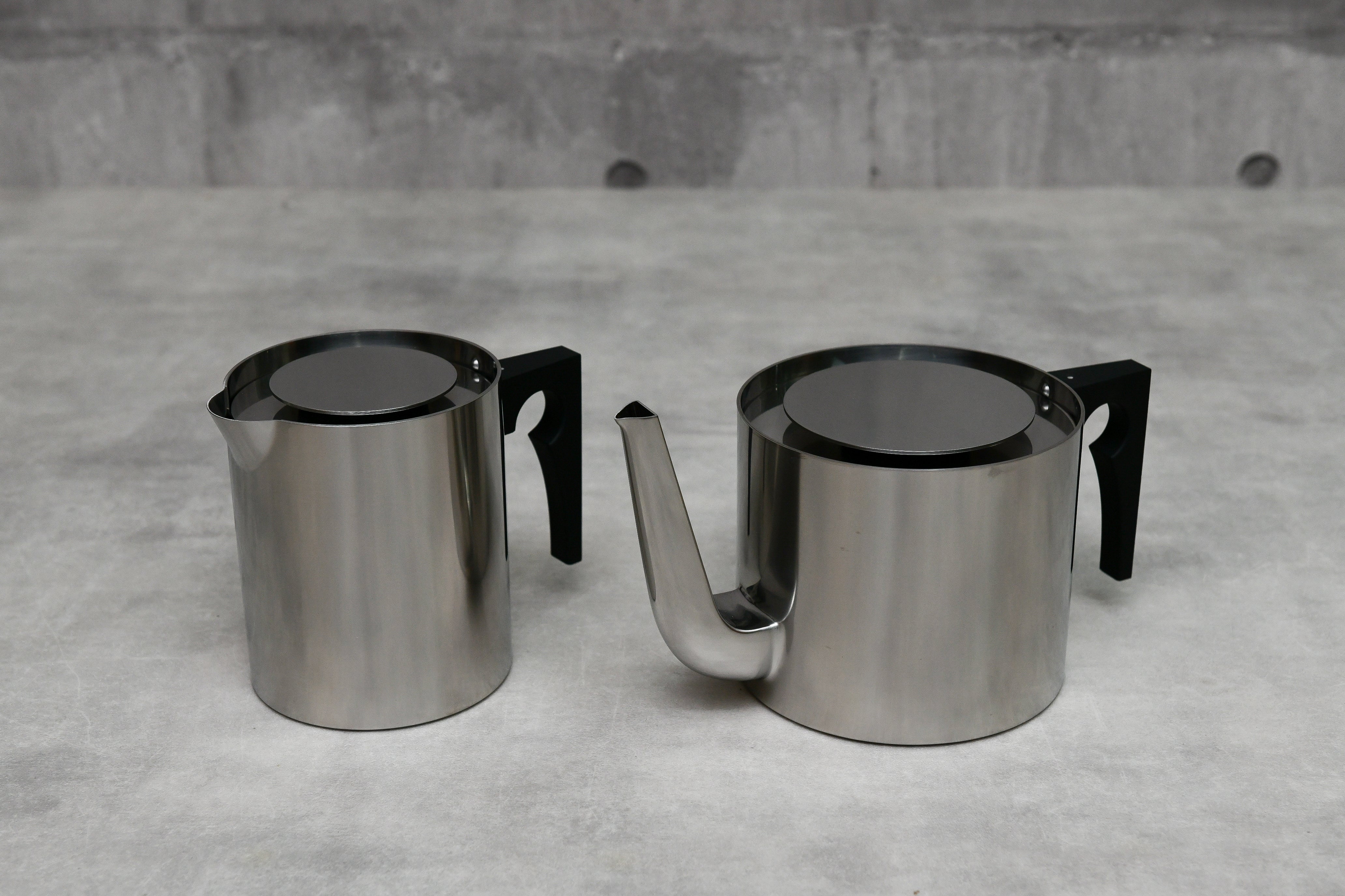 【未使用・箱付き】ARNE JACOBSEN 100周年記念|STELTON シリンダライン 限定デザインセット【国内限定100セット】