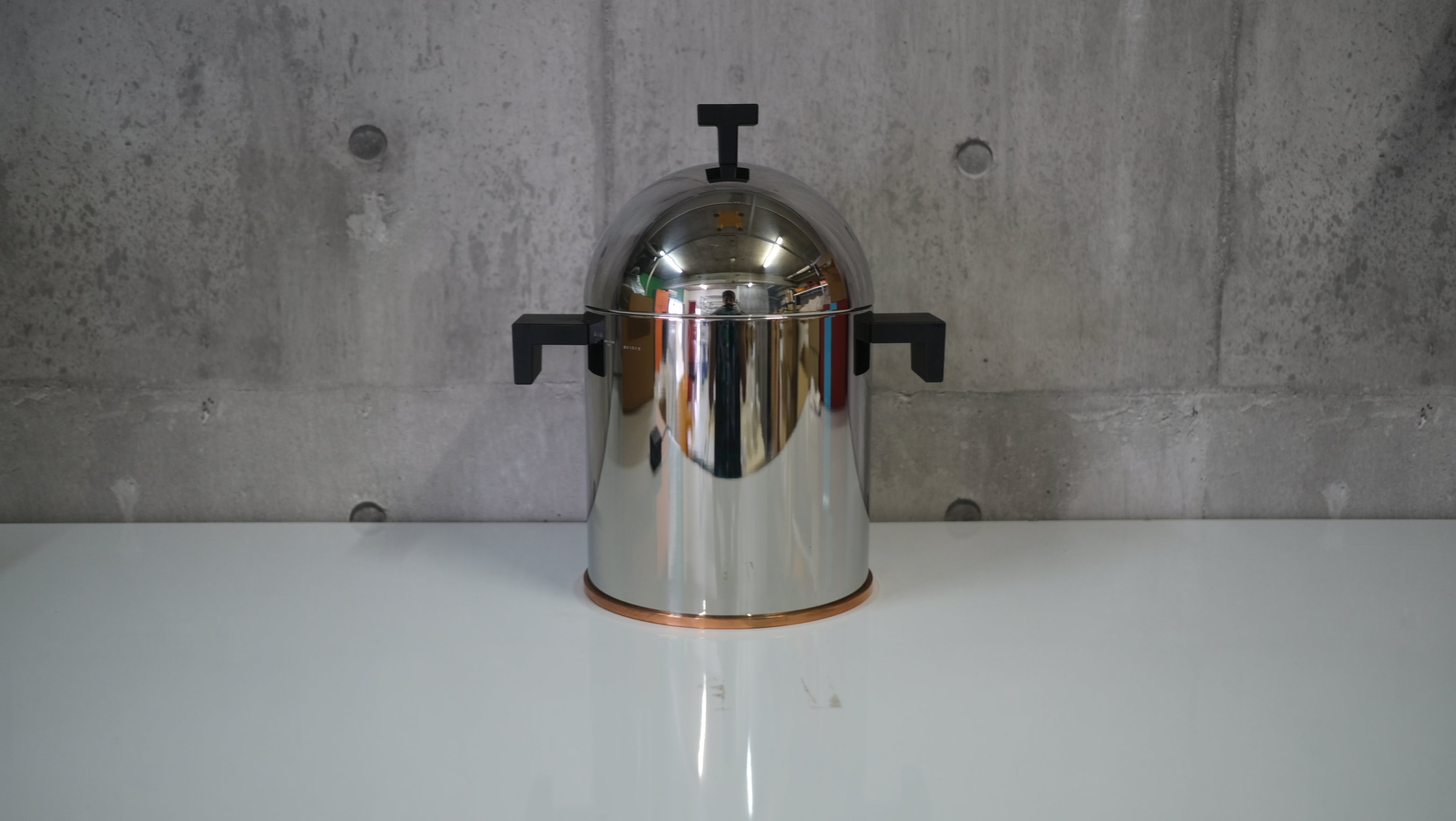 【デットストック】アルド・ロッシ ALESSI アレッシィ AR02 両手鍋 Aldo Rossi La cupola stockpot Itary