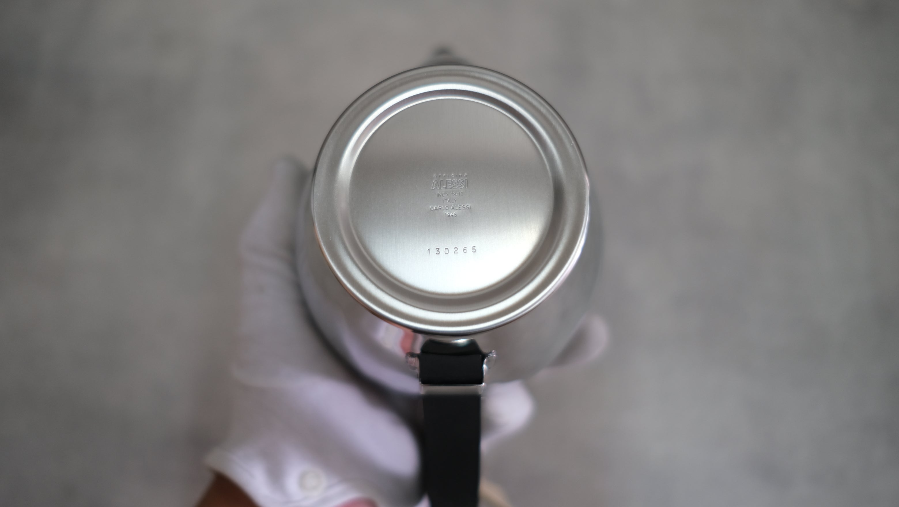 【未使用・箱付き】OFFICINA ALESSI × カルロ・アレッシィ|Bombe コーヒーポット CA11/8