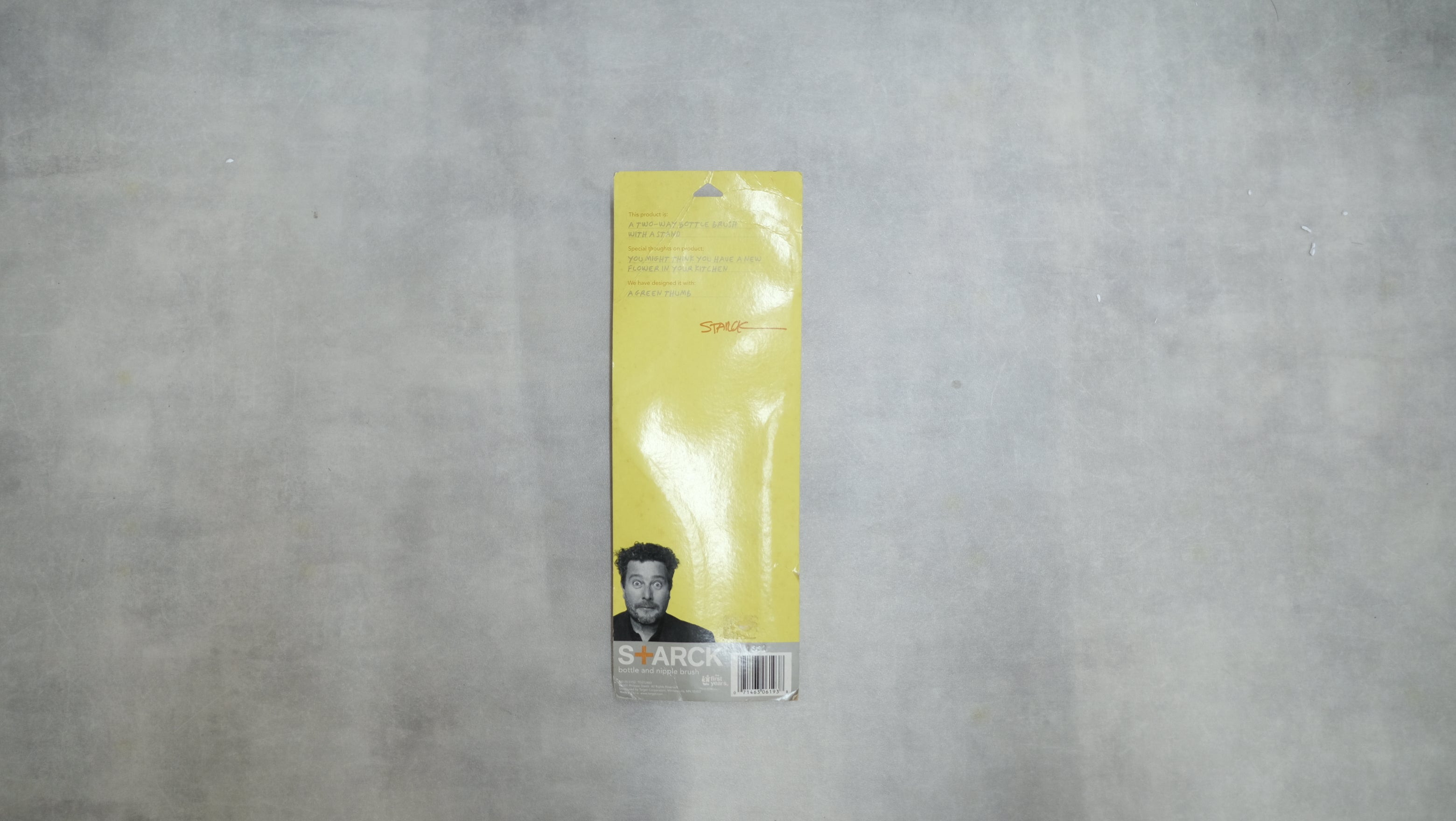 Philippe Starck|花のかたちのボトルブラシ(S+ARCK bottle and nipple brush)