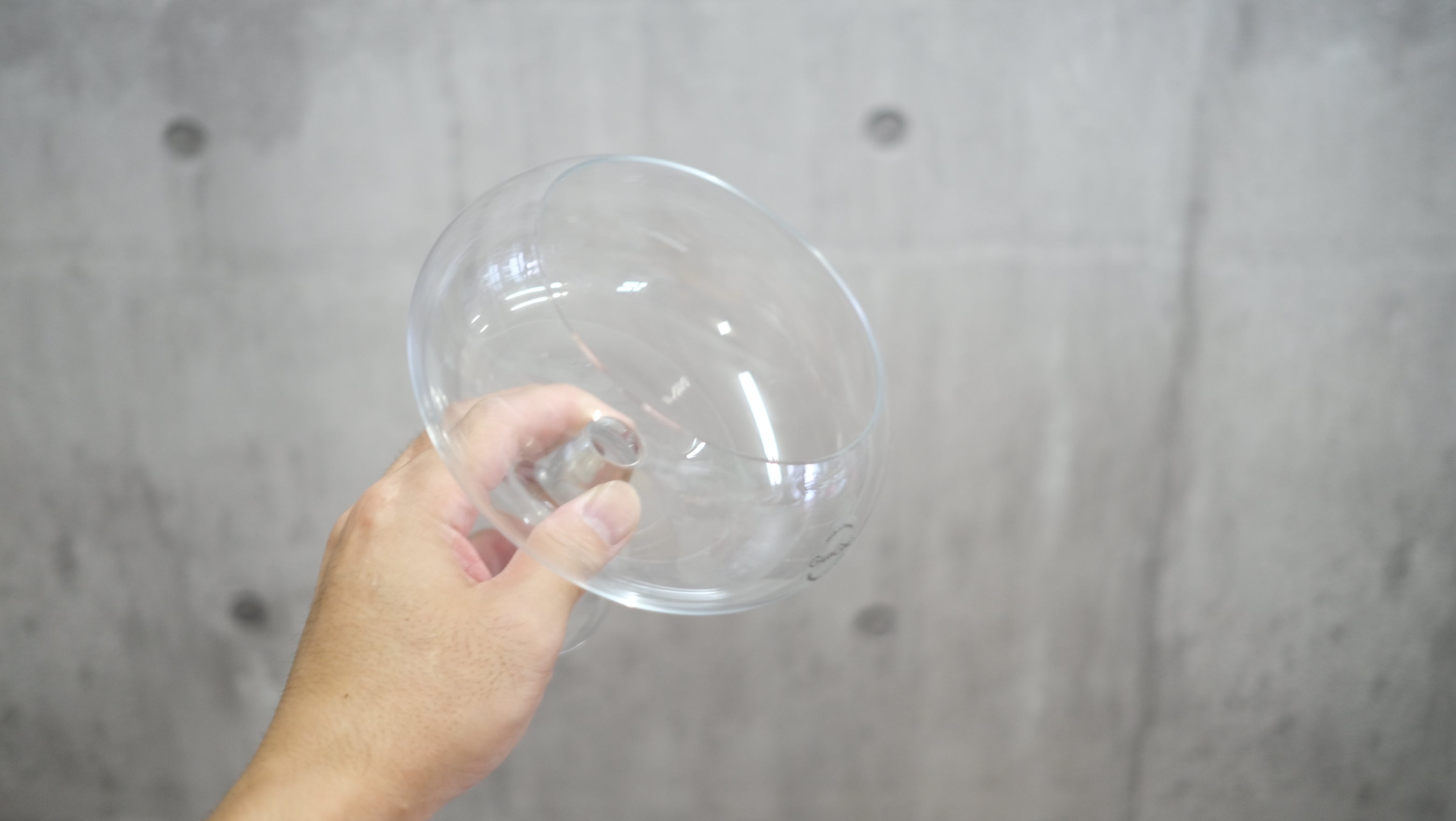 【廃盤・未使用】Karim Rashid《GAIA&GINO》リバーシブルグラス|上下両用・アートのような造形