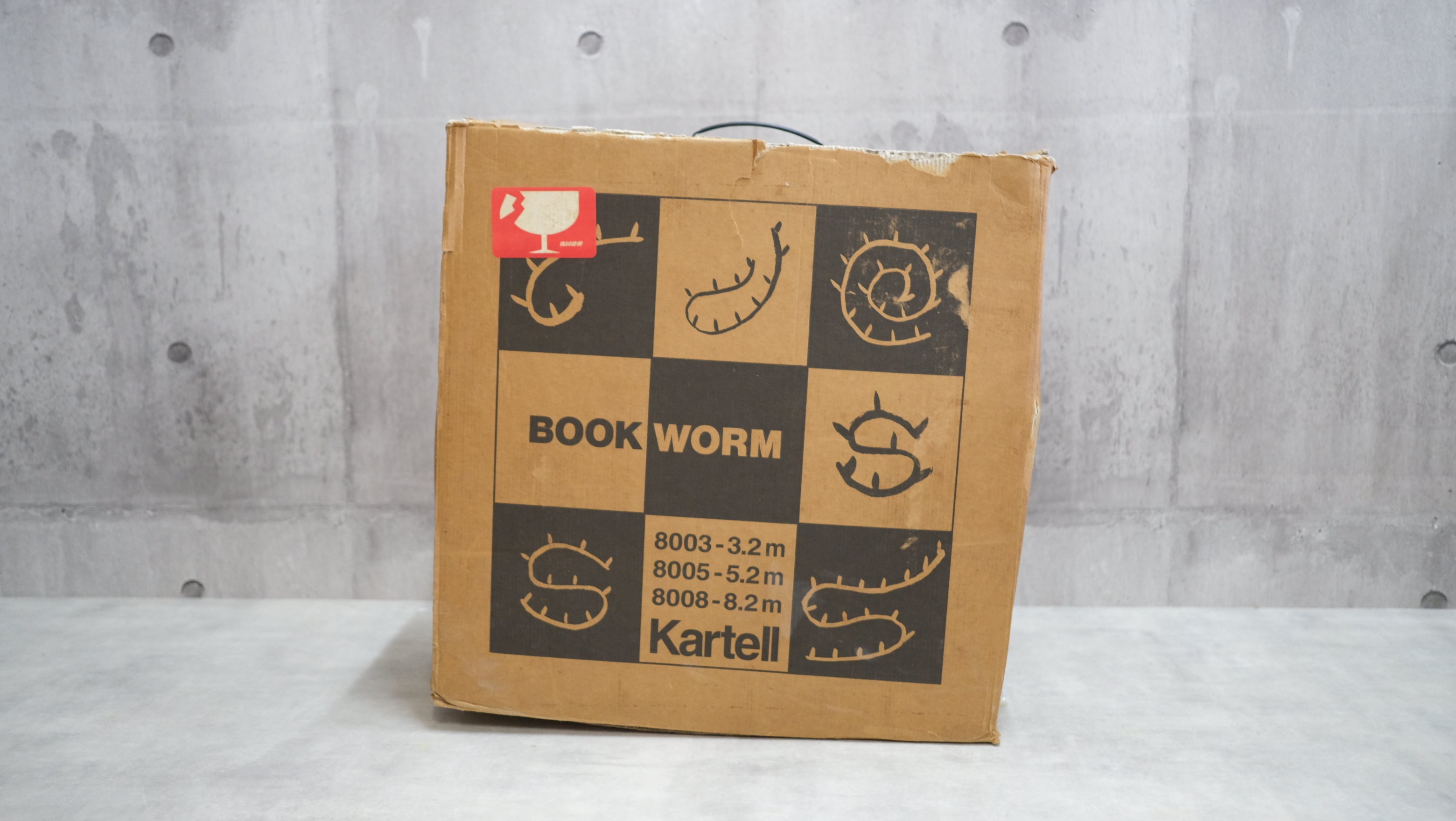 Kartell カルテル BOOKWORM 17 ブックワーム ブルー Ron Arad ロン・アラッド