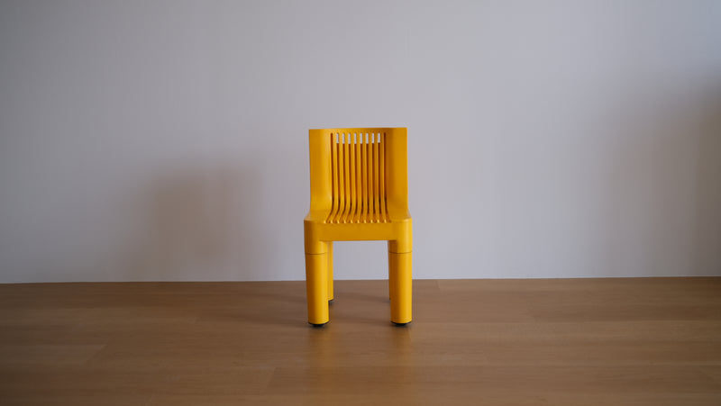【希少】Marco Zanuso & Richard Sapper K4999 Kartell マルコ・ザヌーゾ リチャード・サパー キッズチェア 椅子 カルテル 黄色