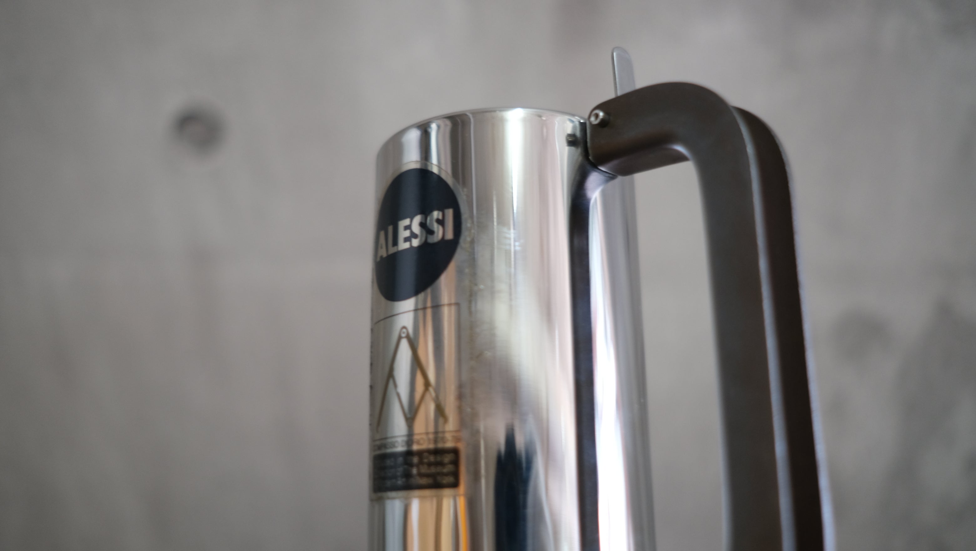 【展示品・未使用】ALESSI × リチャード・サパー|9090 エスプレッソコーヒーメーカー(3カップ用)