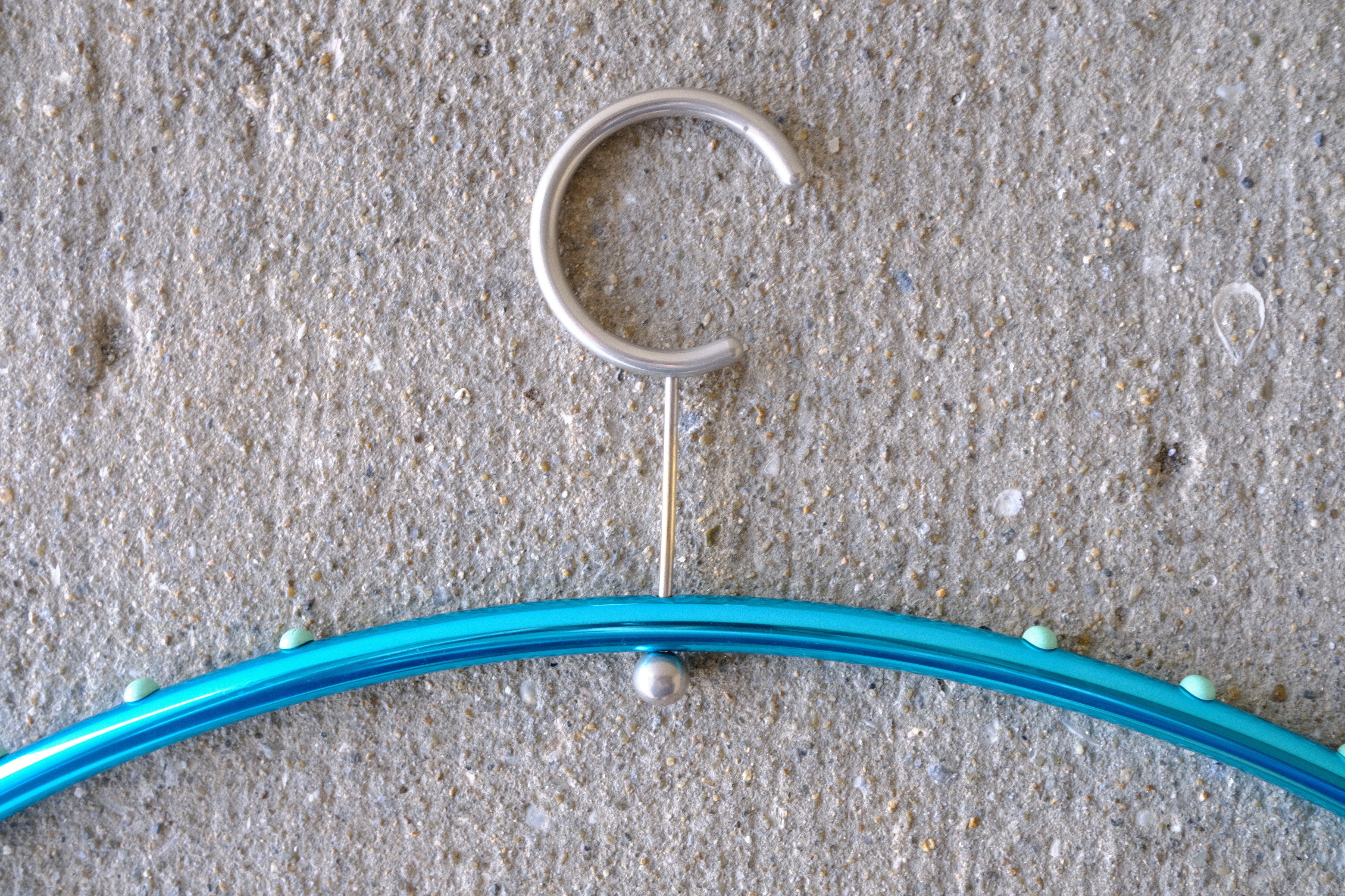 希少 倉俣史朗 デザイン「ALUMINIO」ハンガー 1990年代製 spiral