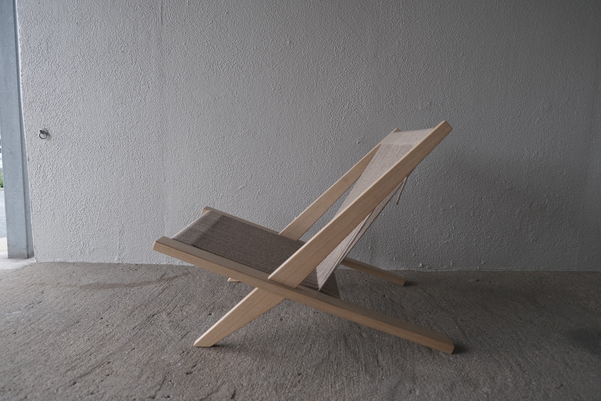 Poul Kjaerholm and Jorgen Hoj PP106 Wooden chair with flagline