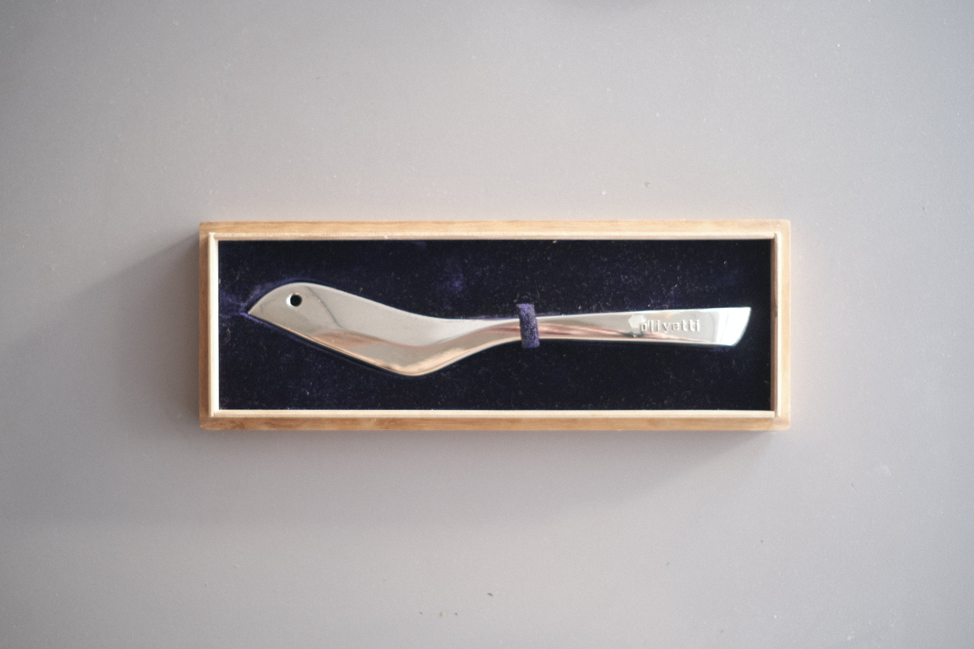 【非売品・特別仕様】マルチェロ・ニッツォーリ ペーパーナイフ|オリベッティ社勤続記念モデル|シルバー925