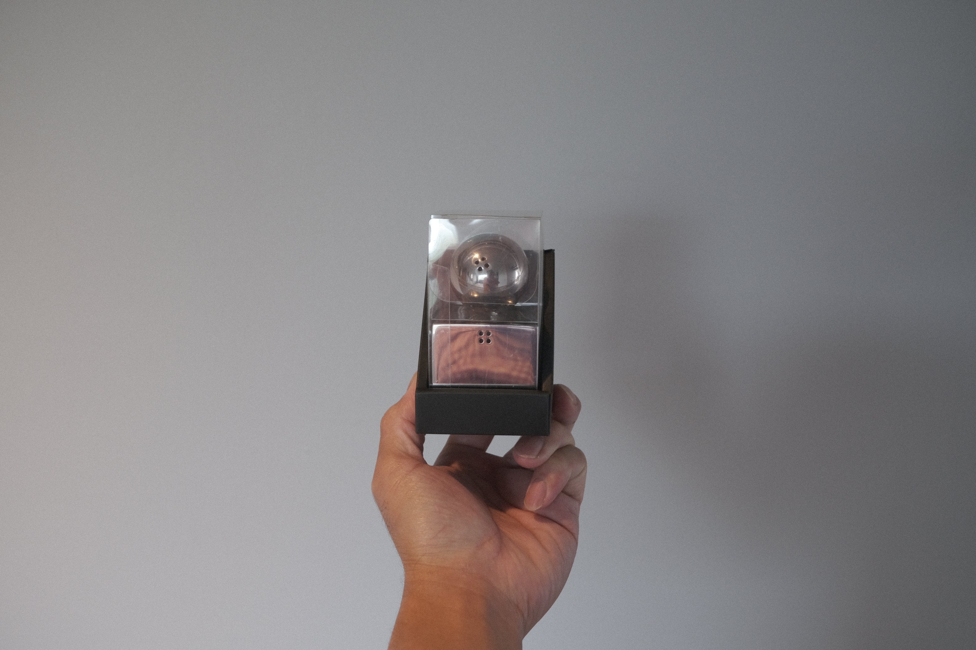 【希少・デットストック】倉俣史朗 塩胡椒入れ 銀色 Shiro Kuramata Salt and pepper Spice Set silver