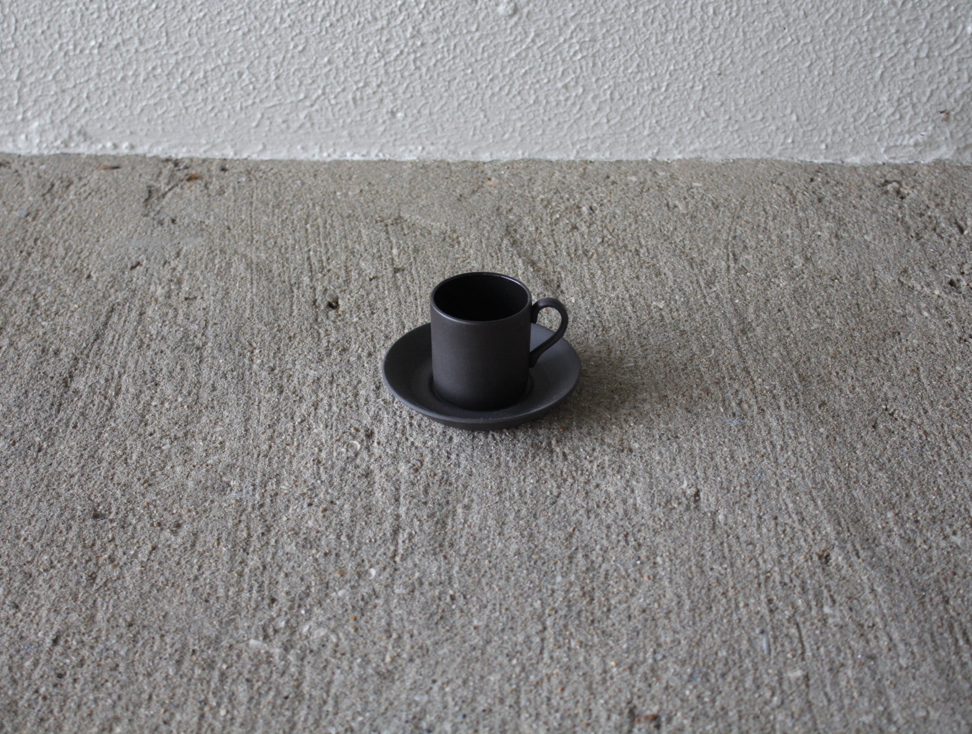 Black Basalt WEDGWOOD ブラックバサルト ウェッジウッド デミタス カップ&ソーサー
