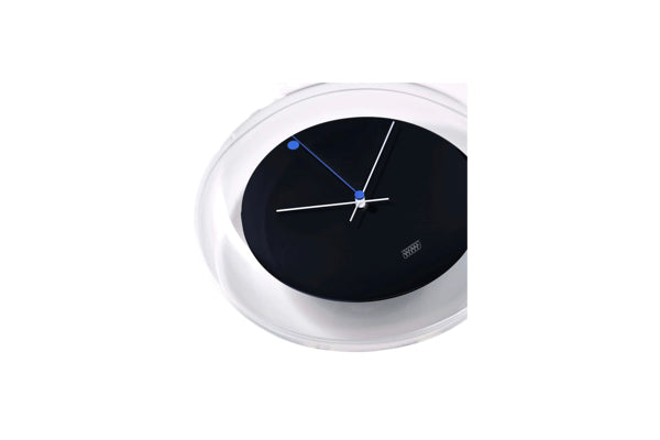 倉俣史朗 スパイラル 時計 風船 アクリル 透明 浮遊 2081-4 Shiro Kuramata Spiral Wall Clock Black