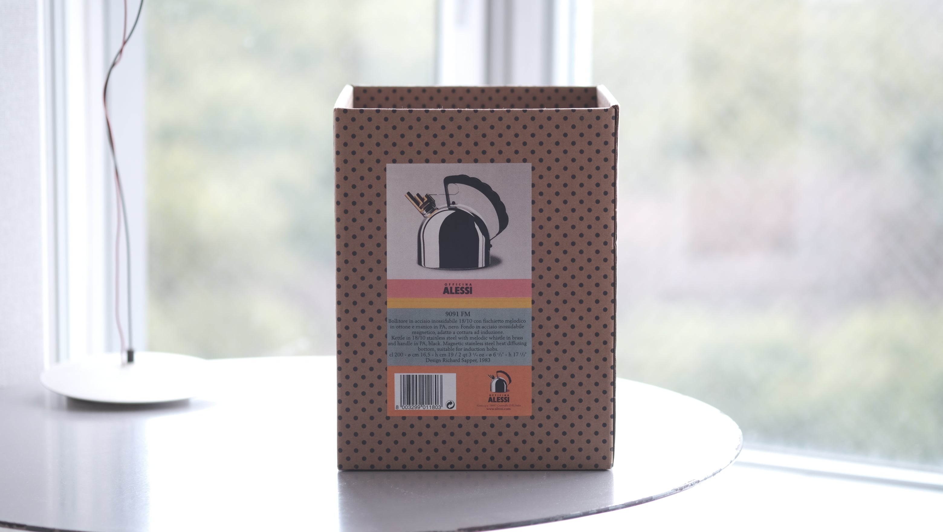 ALESSI メロディーホイッスルケトル|リチャード・サパー 9091|ステンレス製 やかん|新品・未使用