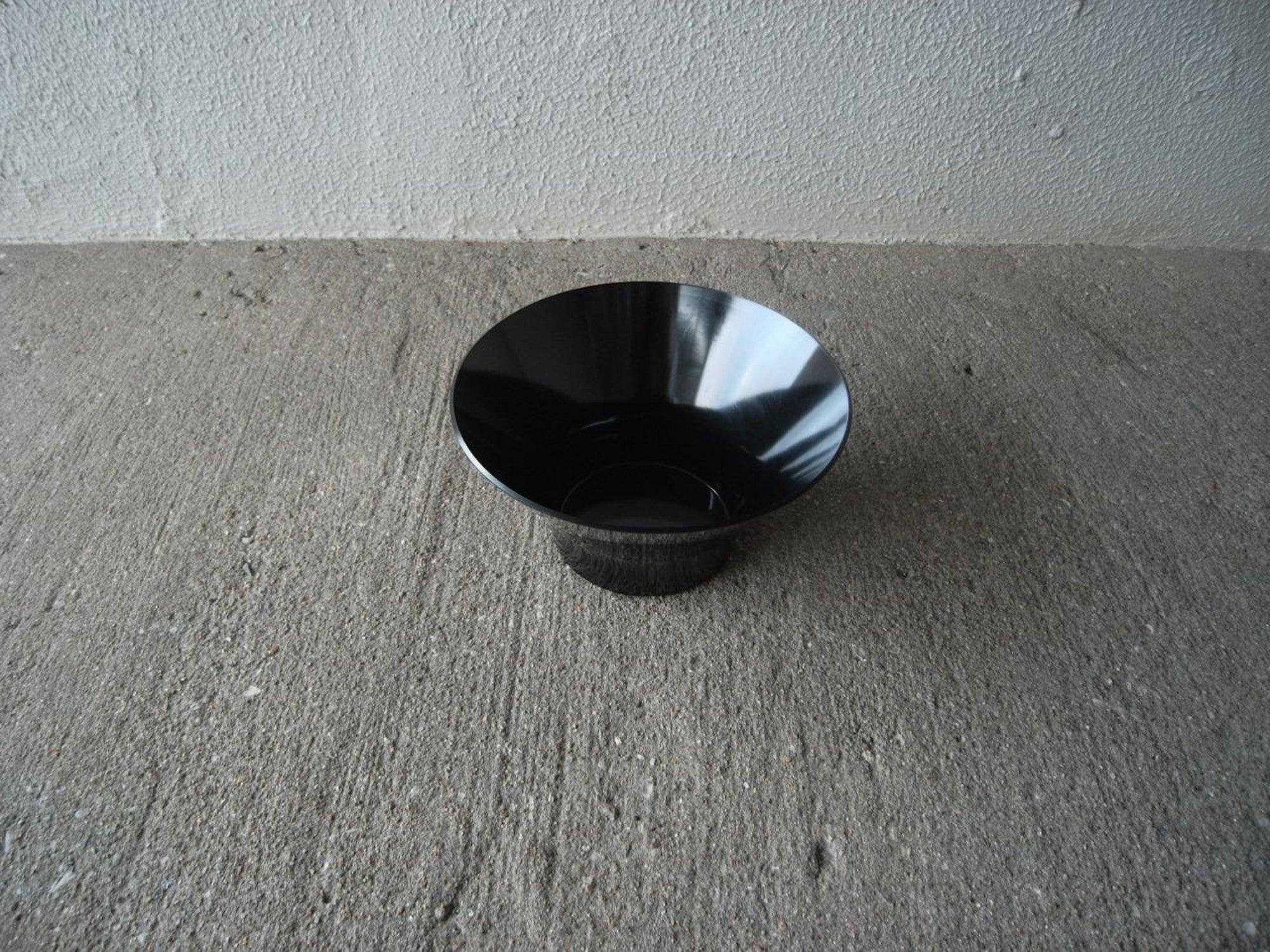 ヘニング・コッペル メラミンボウル ブラック φ220mm|デンマーク ヴィンテージ ステッカー付