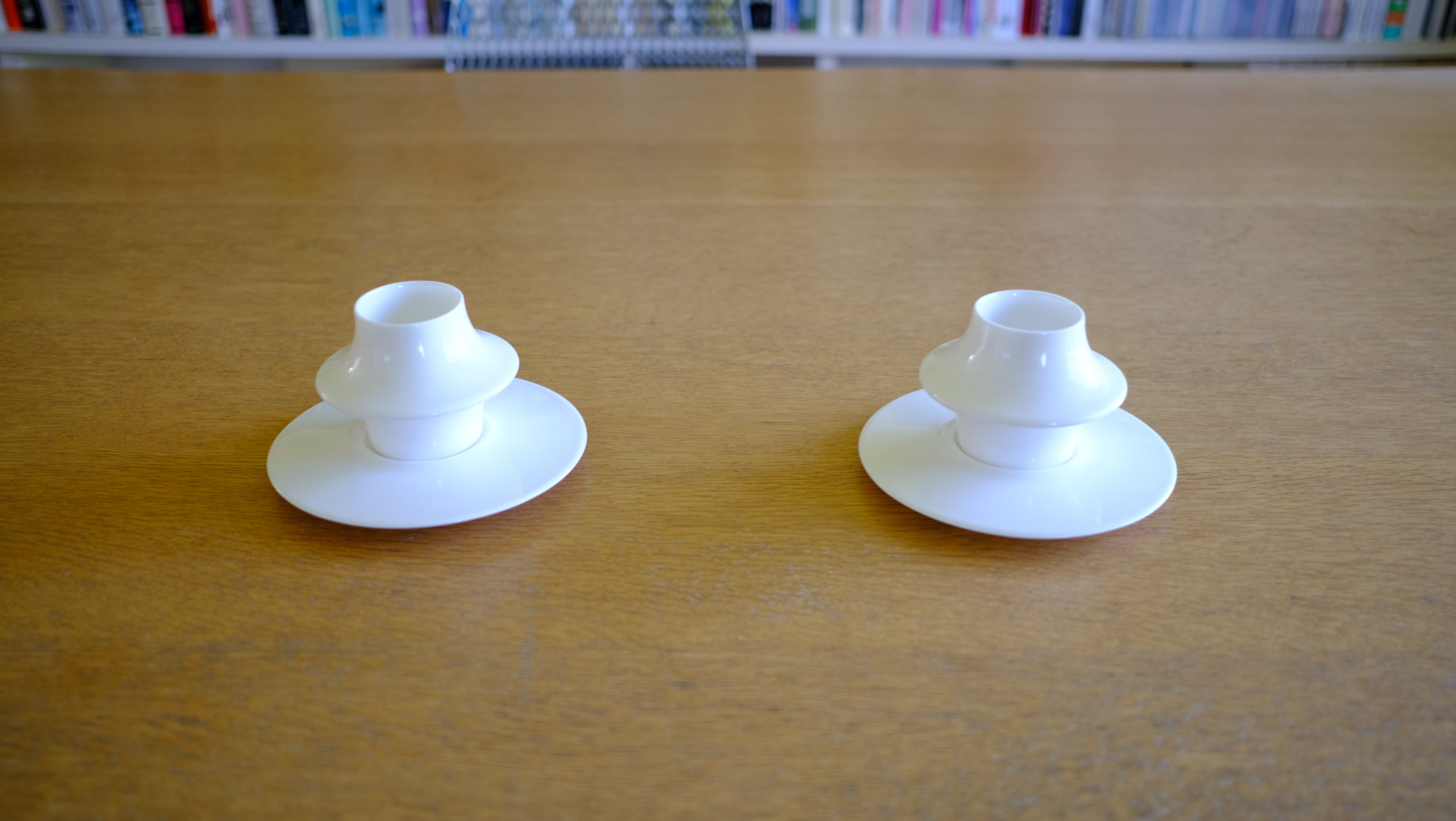 【廃盤品・デットストック】Tom Kovac × ALESSI「SUPA」デミタスカップ&ソーサー 2客セット|オフィチーナ・アレッシィ 建築家デザイン