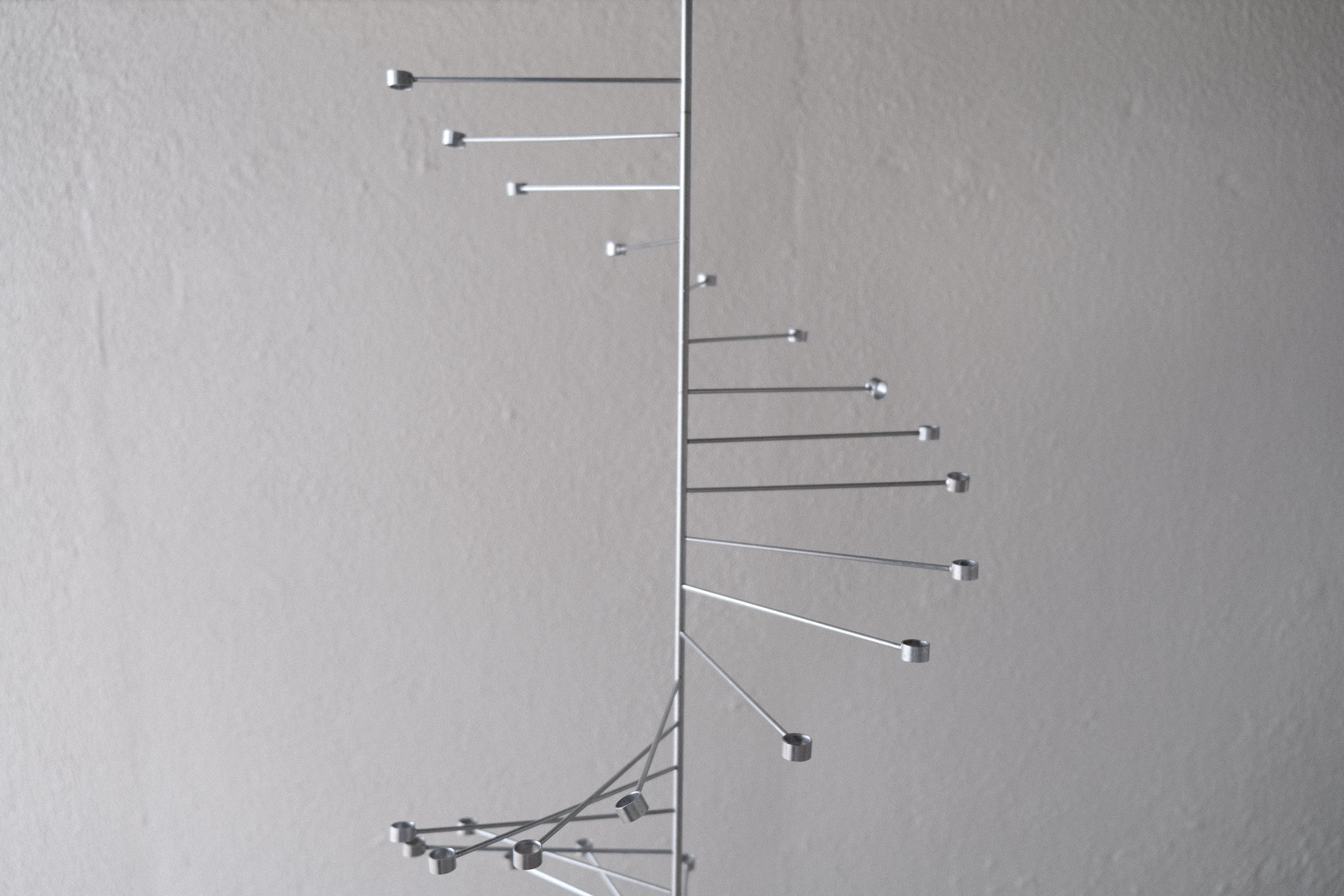 【希少】ポール・ケアホルム PK101 キャンドルホルダー|1956年|E. Kold Christensen製・クロームスチール